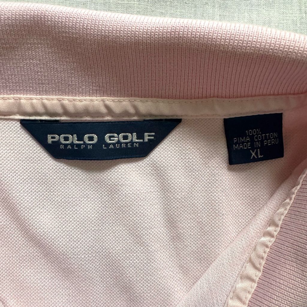 Ralph Lauren Ralph Lauren Polo Golf Light Pink Cotton Men’s XL Polo Shirt Size US XL / EU 56 / 4 - 3 Thumbnail