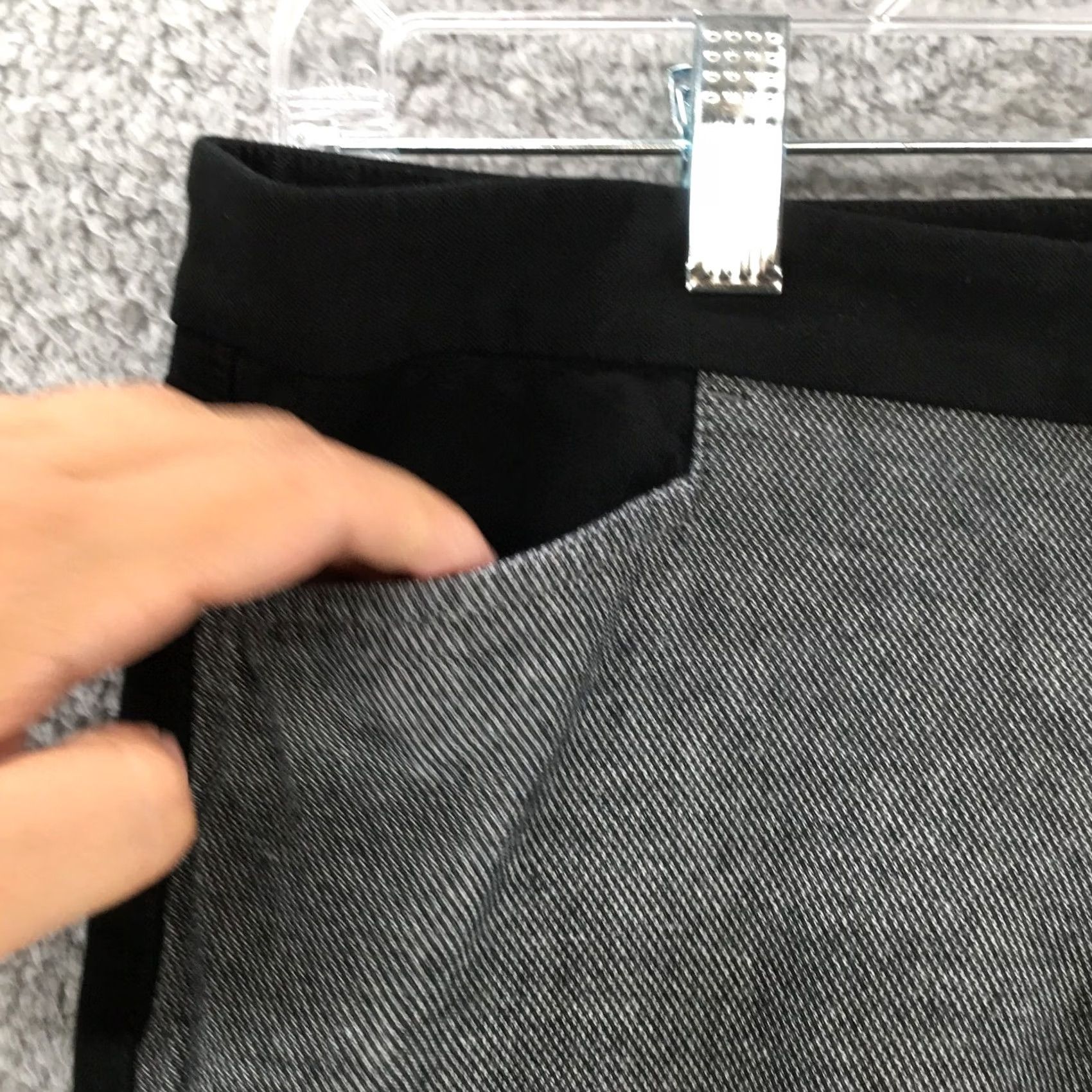 Banana Republic Banana Republic Sloan Skinny Leg Cropped Pants Womens 2S Black Low Rise Pockets Size 28" / US 6 / IT 42 - 3 Thumbnail