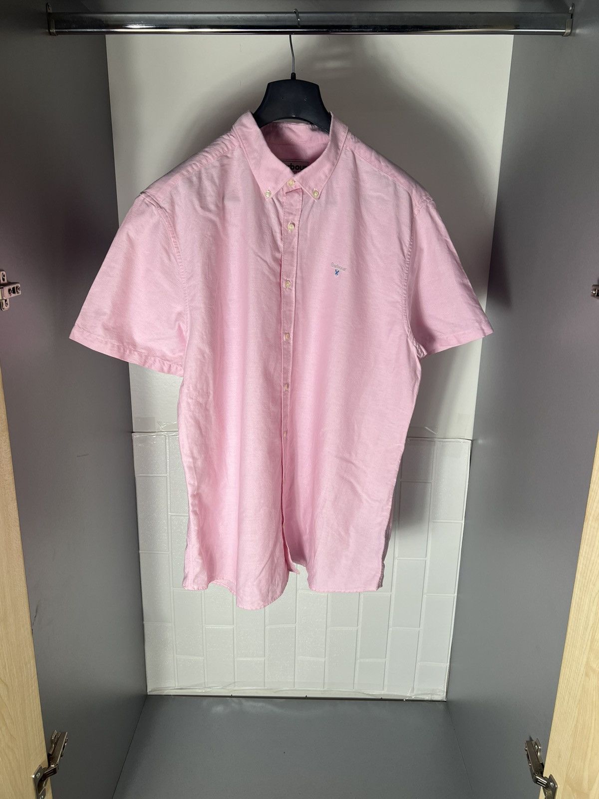 Barbour × Vintage VERY RARE BARBOUR INTERNATIONAL OXFORD SHIRT DESIGNER CASUAL Size US XXL / EU 58 / 5 - 2 Thumbnail