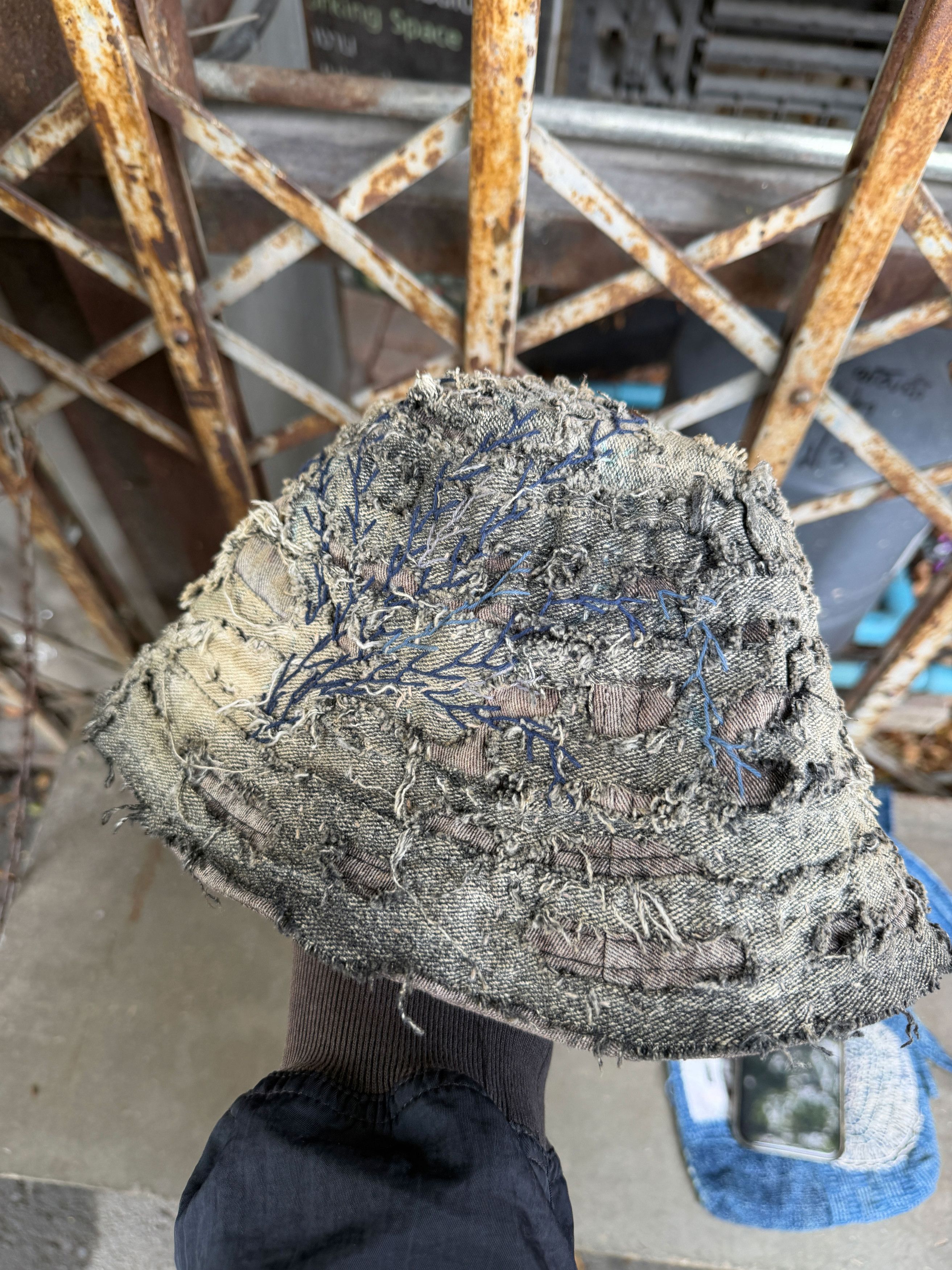 Japanese Brand 1/1 boro bucket hat Size ONE SIZE - 11 Thumbnail