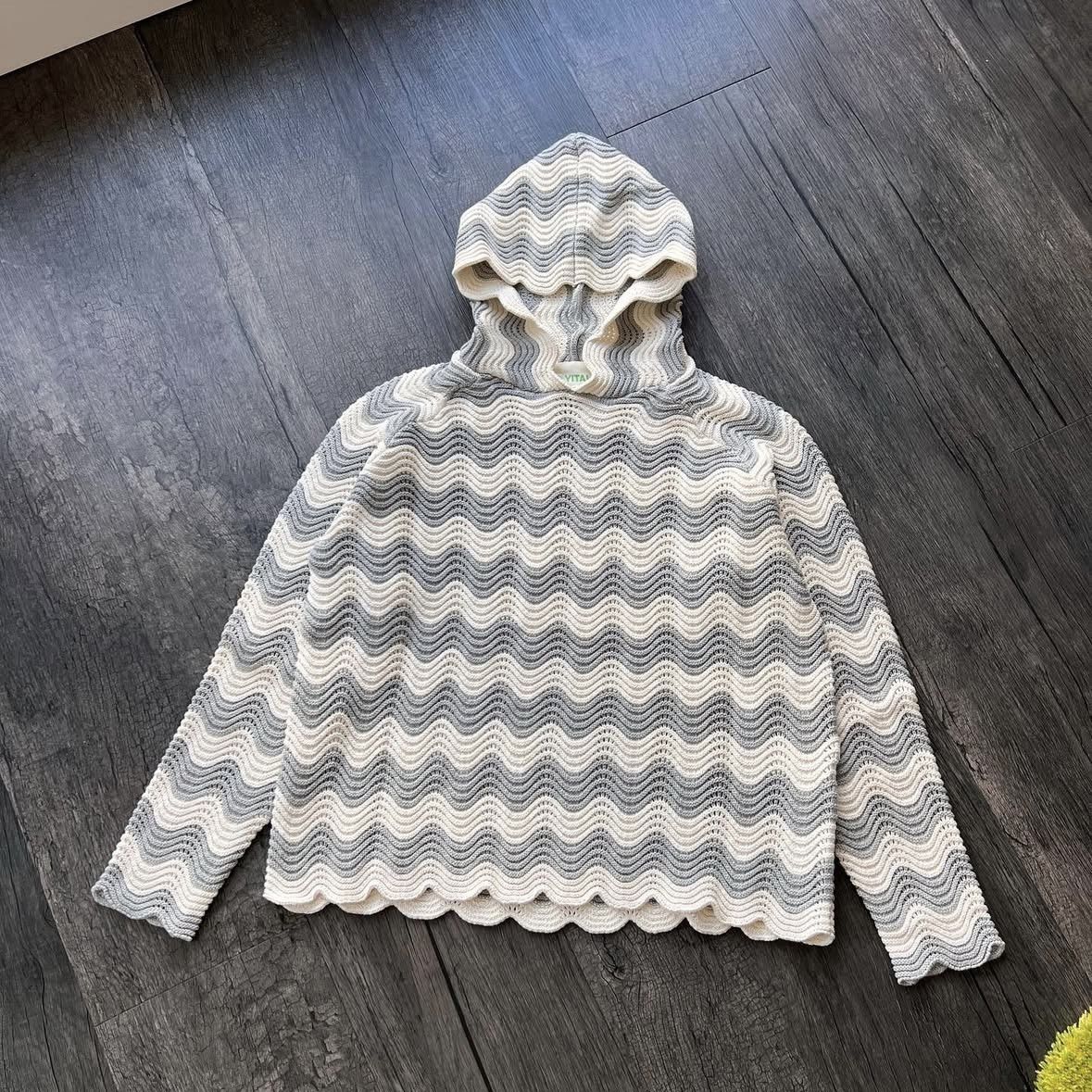 YITAI YITAI KNIT SHALE STITCH HOODIE Size US L / EU 52-54 / 3 - 1 Thumbnail