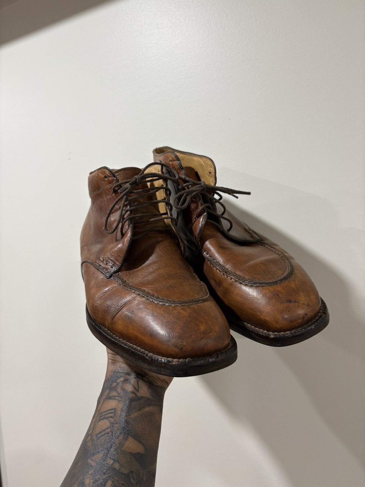 Vintage Vintage Leather Boots Size US 10 / EU 43 - 2 Thumbnail