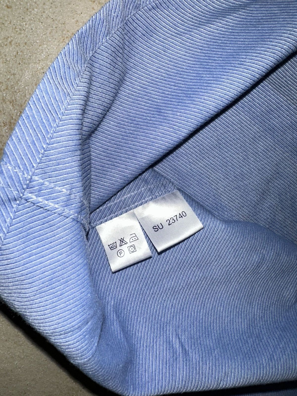 Yves Saint Laurent Vintage Yves Saint Laurent shirt light blue striped fabric. Size US S / EU 44-46 / 1 - 4 Thumbnail
