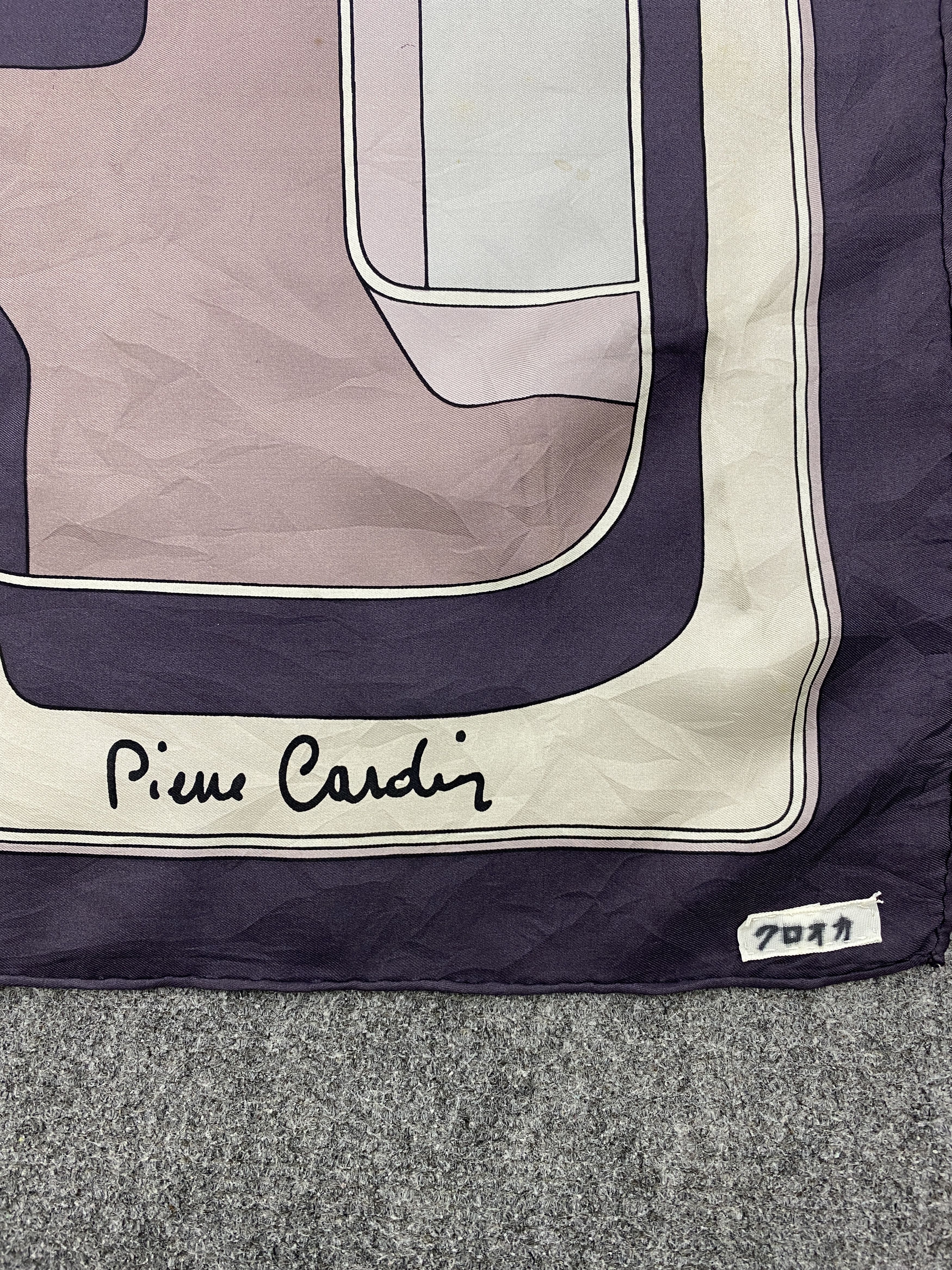 Pierre Cardin Pierre Cardin Silk Shawl / Silk Scarf SN0242 Size ONE SIZE - 4 Thumbnail