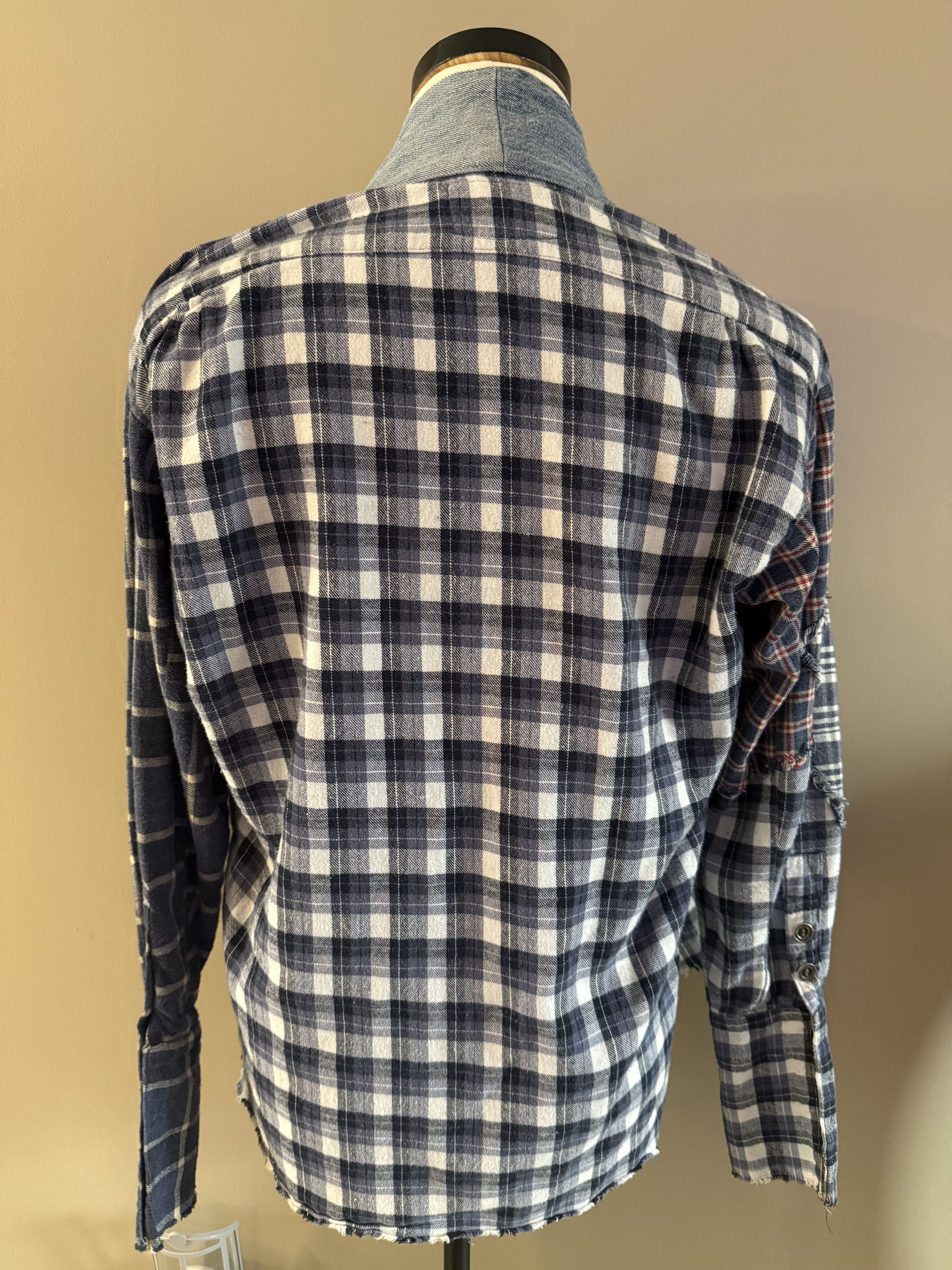 Greg Lauren Greg Lauren "Patchwork Plaid Kimono" Size US S / EU 44-46 / 1 - 2 Thumbnail