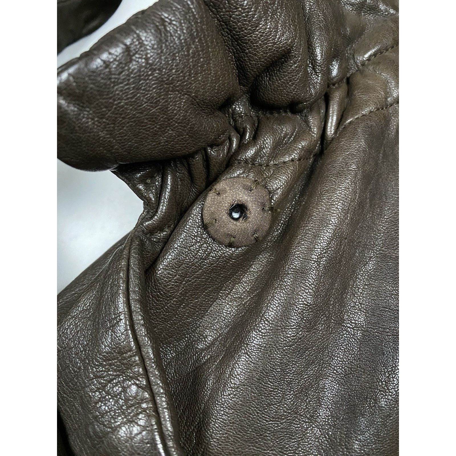 Marni MINT! Marni Women's Brown High Neck Leather Jacket Size 38 Size XS / US 0-2 / IT 36-38 - 14 Thumbnail