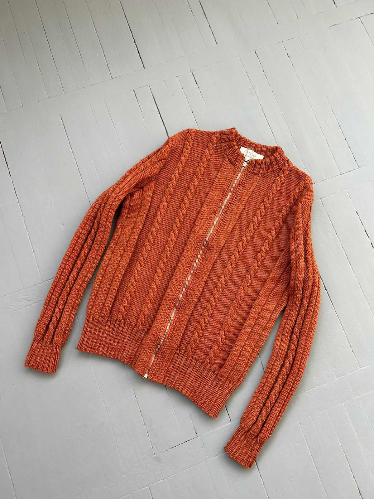 Studio Nicholson Studio Nicholson knitted zip cardigan Size US S / EU 44-46 / 1 - 2 Thumbnail