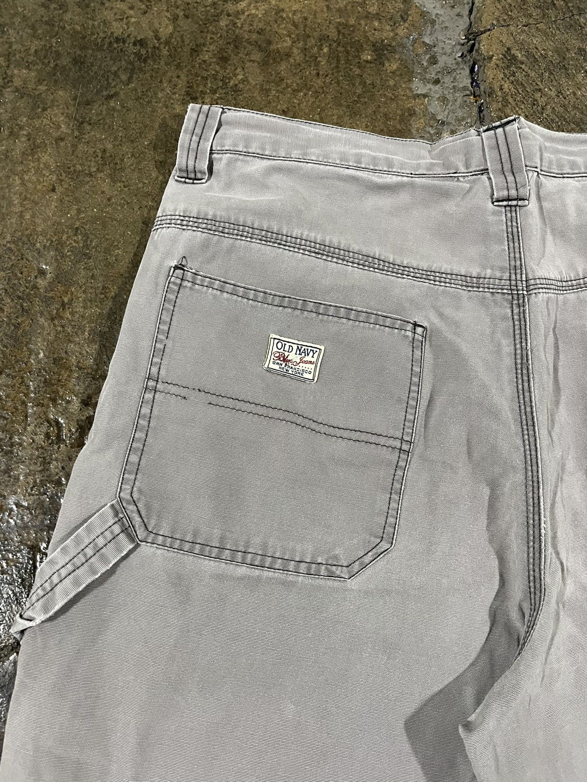 Carhartt × Old Navy × Vintage Crazy Y2K Old Navy Carpenter Shorts Carhartt Style Skater Size US 34 / EU 50 - 4 Thumbnail