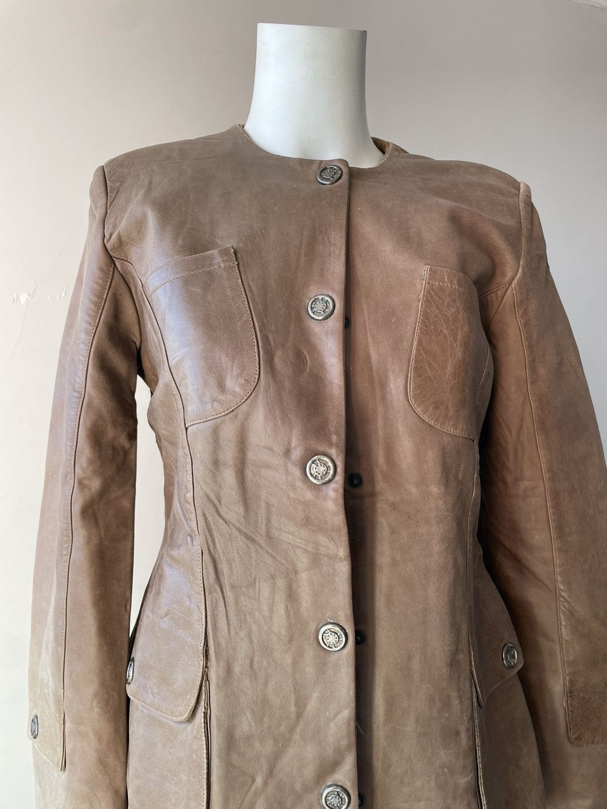 Vintage Vintage leather jacket Size L / US 10 / IT 46 - 6 Thumbnail