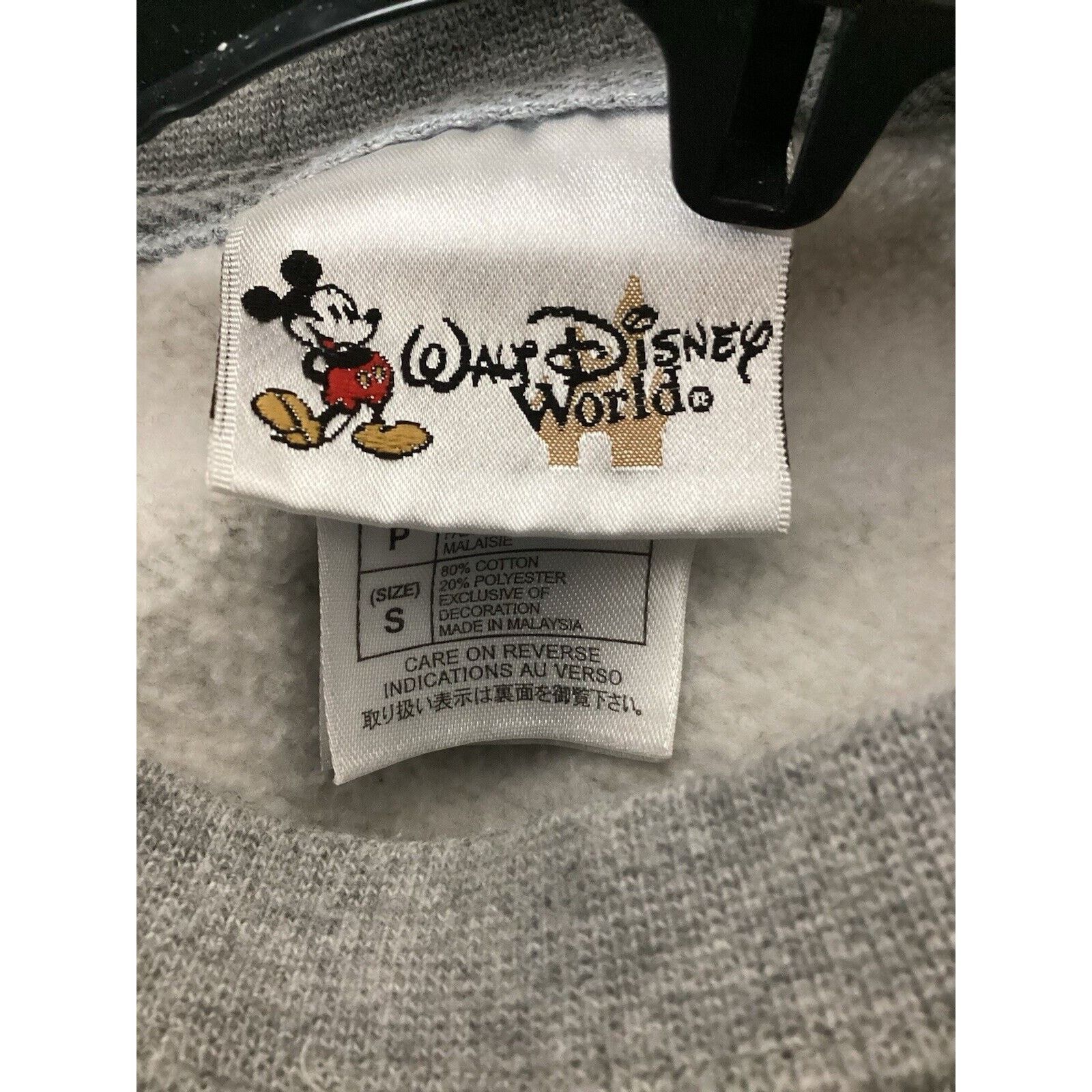 Disney Woman's Walt Disney USA Mickey Mouse Sweatshirt Gray Small Size S / US 4 / IT 40 - 9 Thumbnail