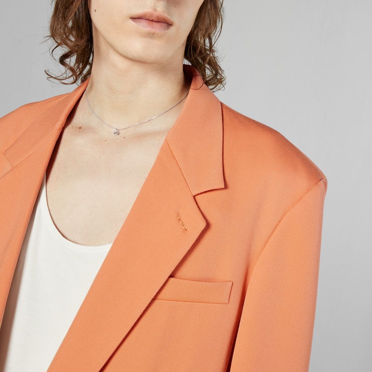 Gucci o1s1wg110125 Wool Jacket in Light Orange Size US S / EU 44-46 / 1 - 4 Thumbnail
