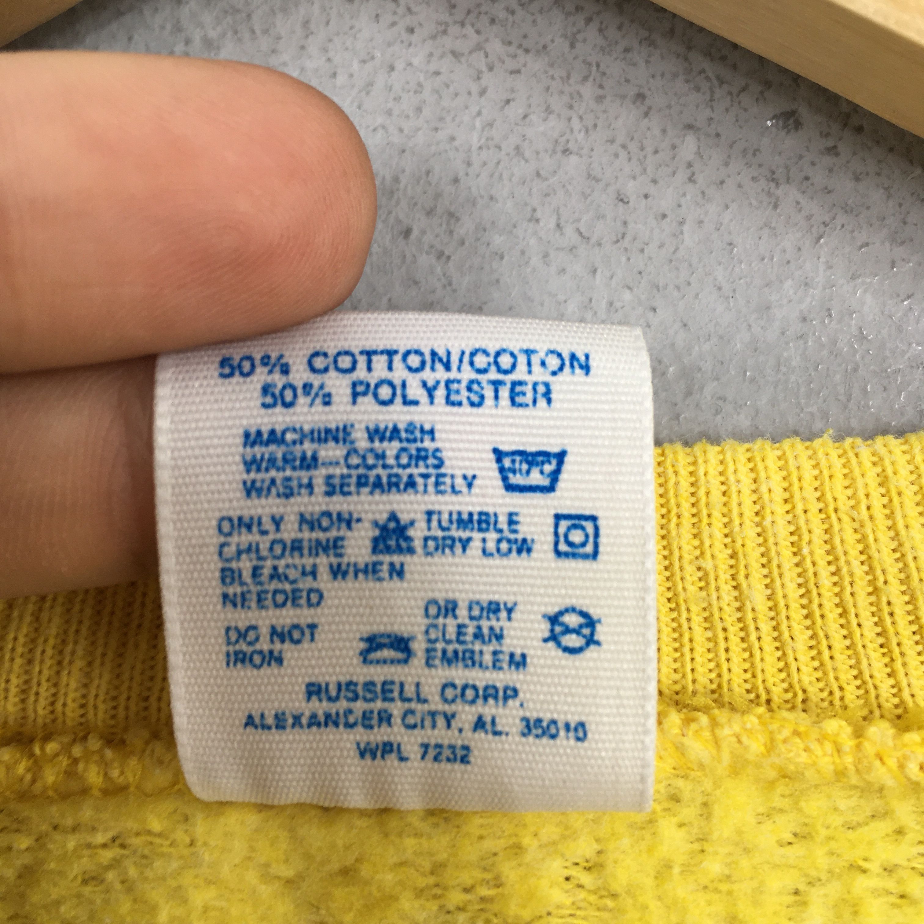 Jerzees Vintage 90s Jerzees Usa Yellow Sweatshirt Medium Size US M / EU 48-50 / 2 - 4 Thumbnail