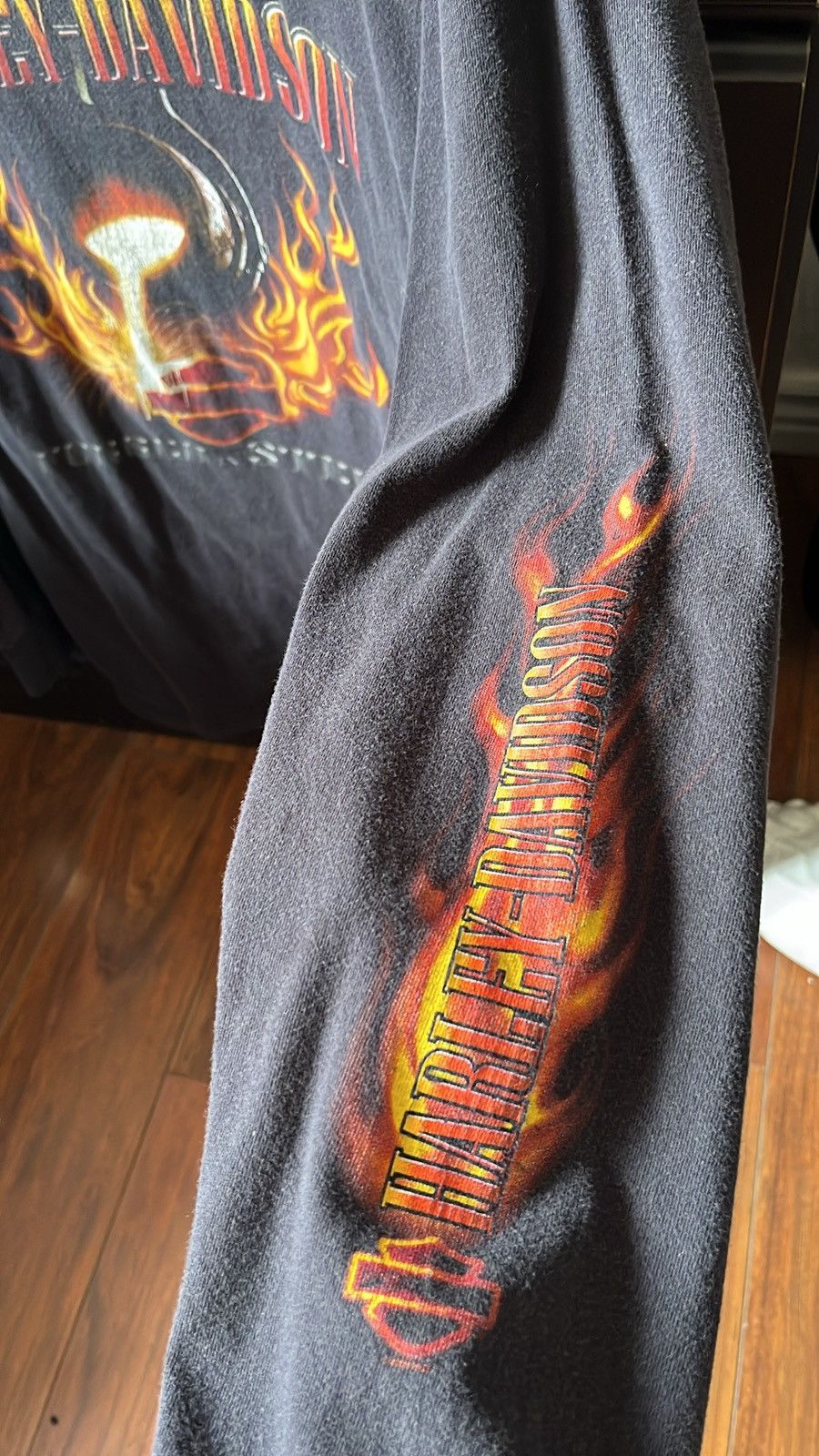 Harley Davidson × Vintage Vintage Harley Davidson Longsleeve Size US M / EU 48-50 / 2 - 2 Thumbnail