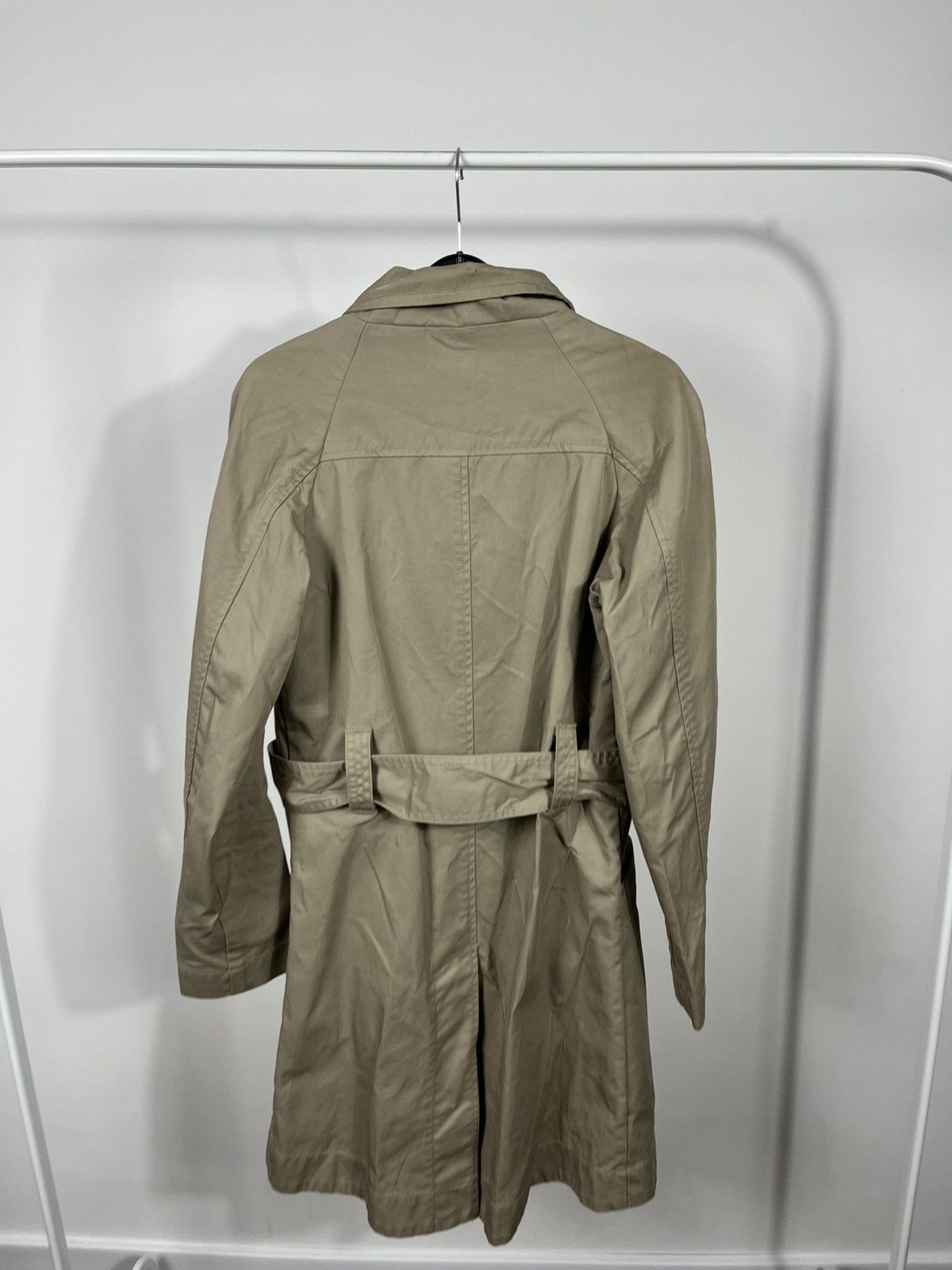 Miss Sixty Miss Sixty Women Beige Trench Coat XS Belted Buttoned Jacket Size XS / US 0-2 / IT 36-38 - 12 Thumbnail