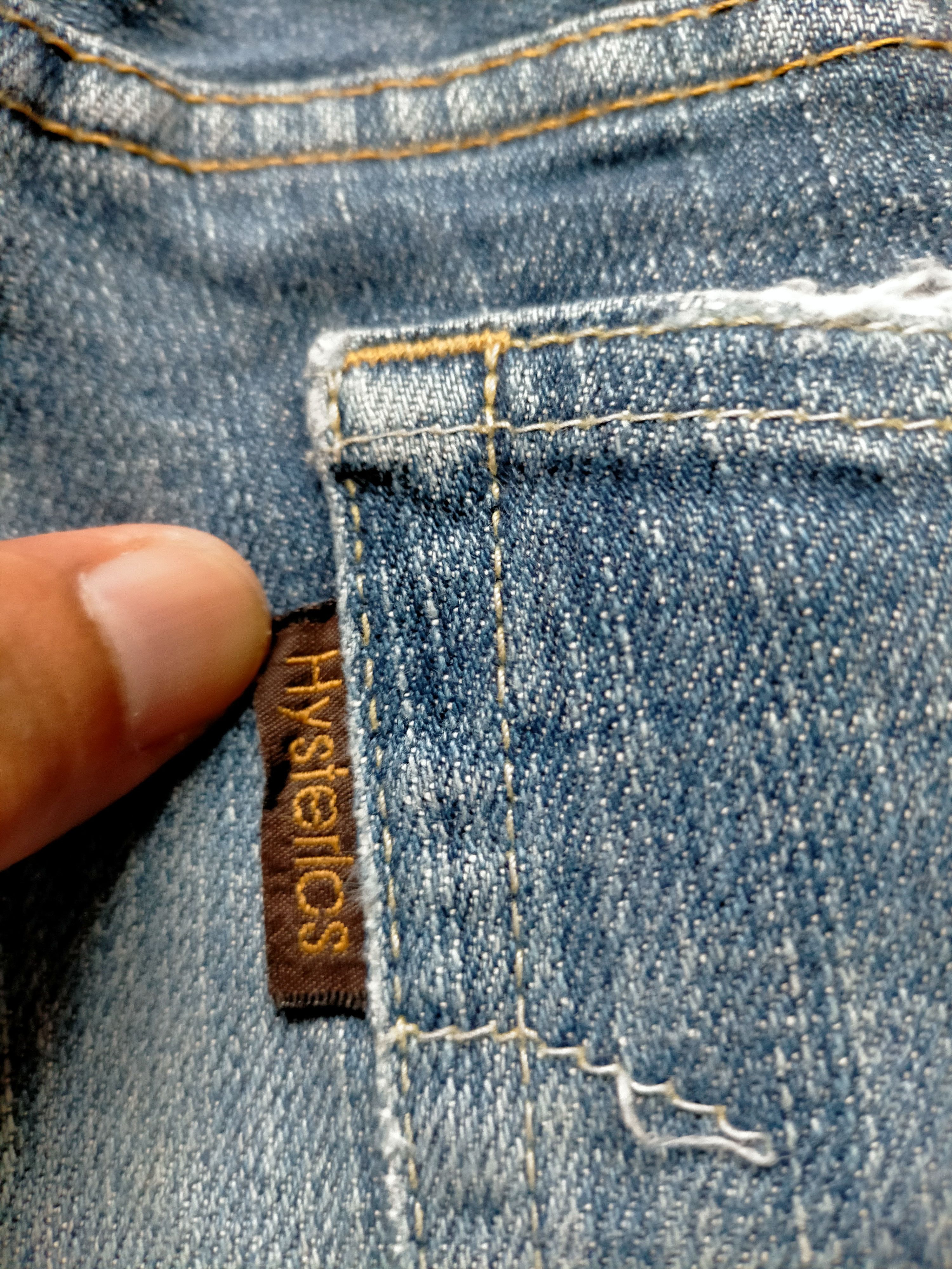 Hysteric Glamour Skinny Jeans Hysteric Glamour strecth Distress Low rise Size US 31 - 23 Thumbnail