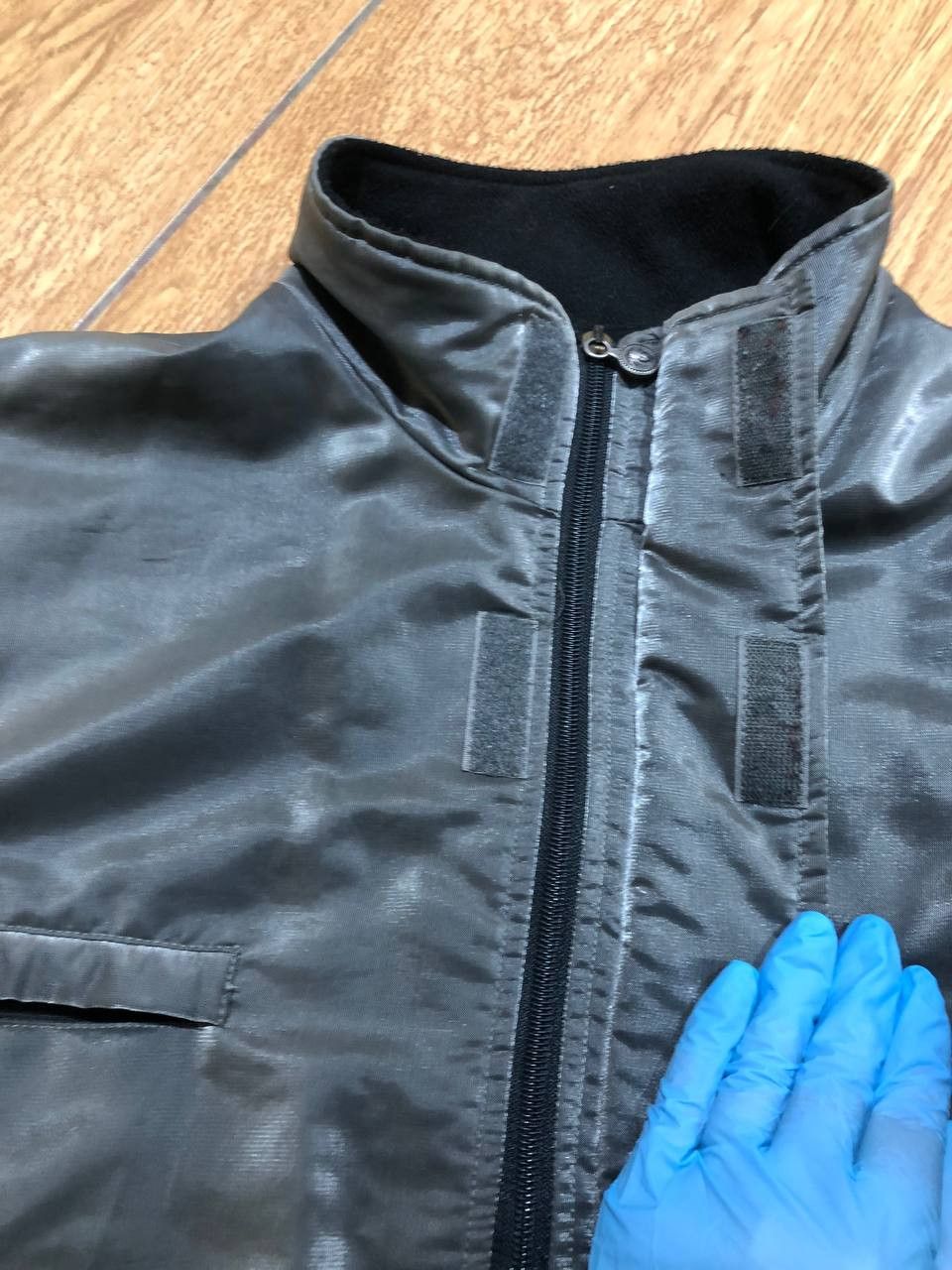 Versace Versace Vintage Metal Shell Metallic Shimmer Parka Coat Size US XXL / EU 58 / 5 - 13 Thumbnail