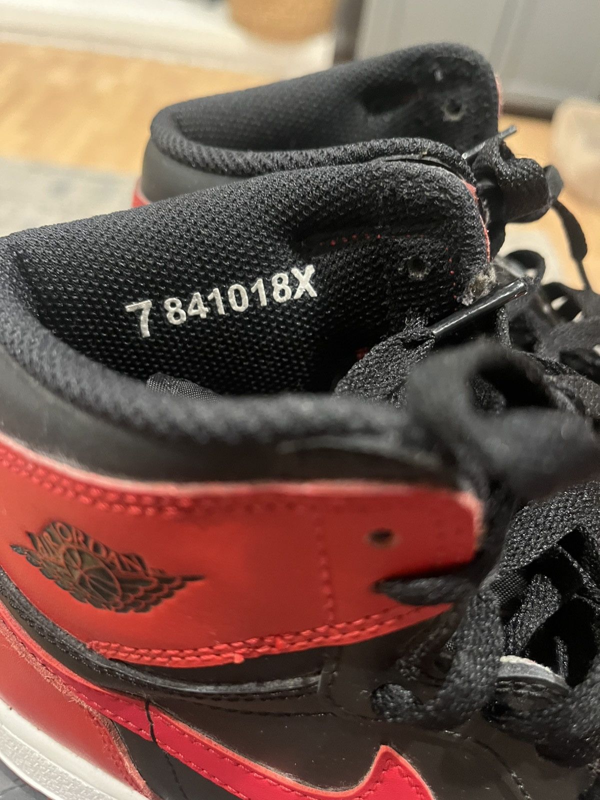 Nike Nike Jordan 1 “Banned” Bred OG 2016 Size US 7 / EU 40 - 9 Thumbnail