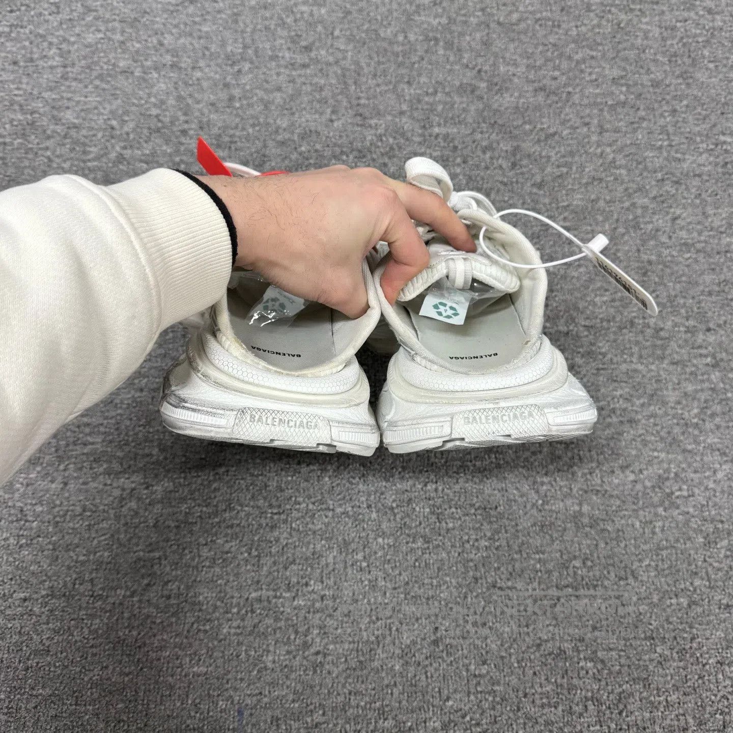 Balenciaga Balenciaga 3XL Mule White mesh half-oversized dad shoes| Size US 7 / EU 40 - 5 Thumbnail