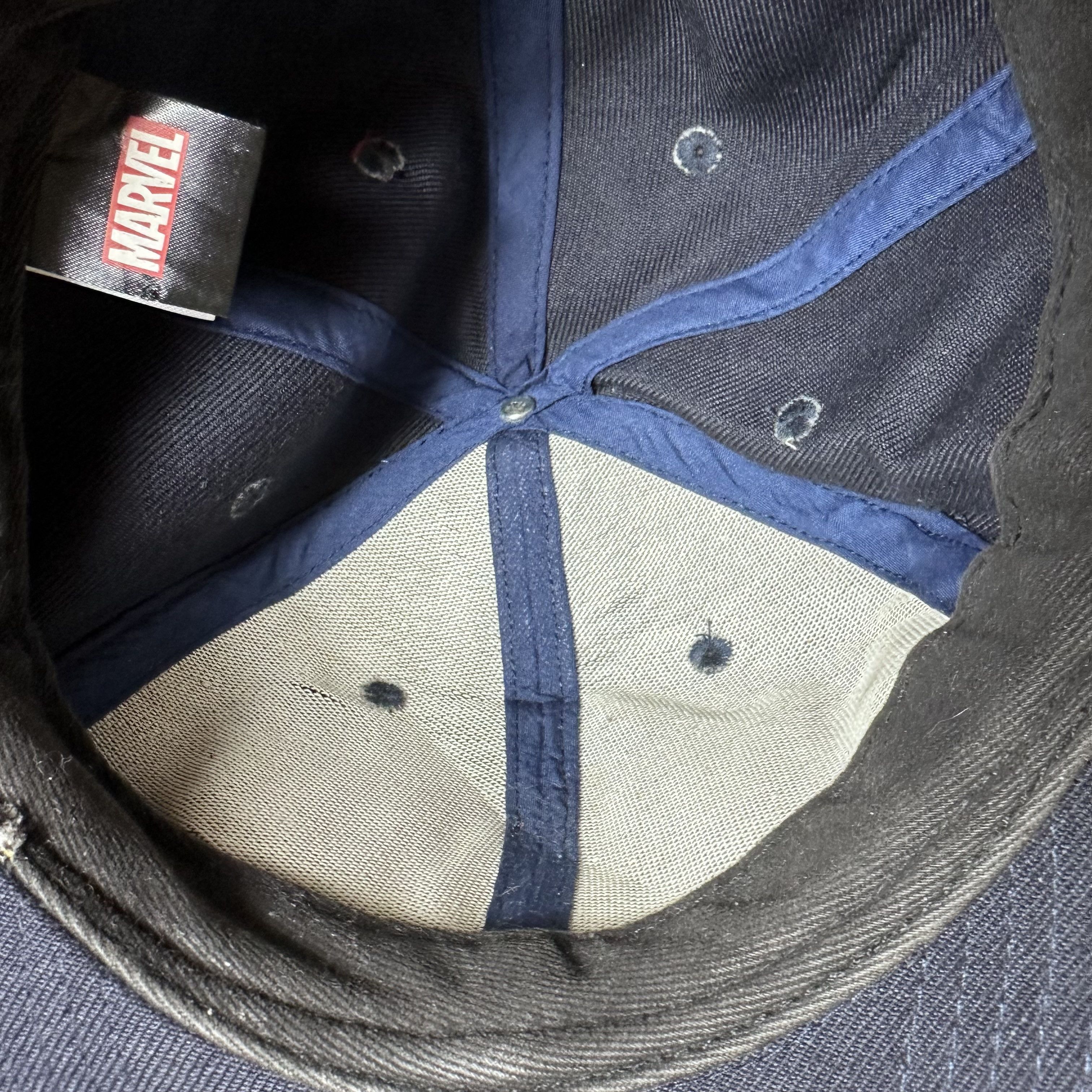 Anime × Marvel Comics 🔥RARE🔥Marvel Studio Logo Embroidery Snapback Cap Hat Size ONE SIZE - 9 Thumbnail