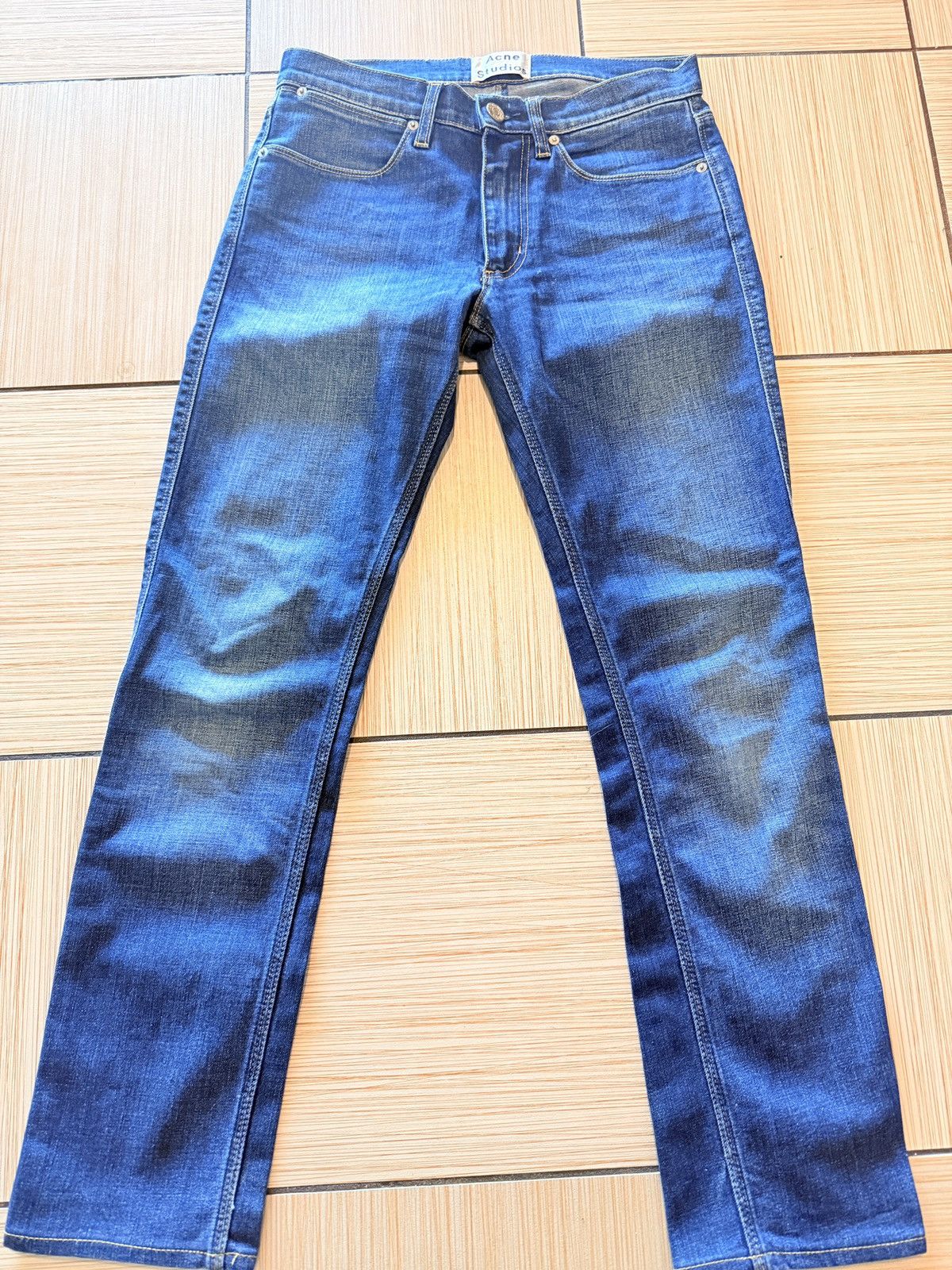 Acne Studios Acne Studios dark wash blue jeans Size US 29 - 1 Thumbnail