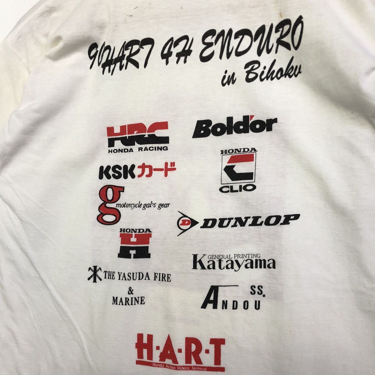 Honda × Vintage Vintage Honda Dirt Bike HART Enduro In Bihoku Tshirt Size US L / EU 52-54 / 3 - 11 Thumbnail