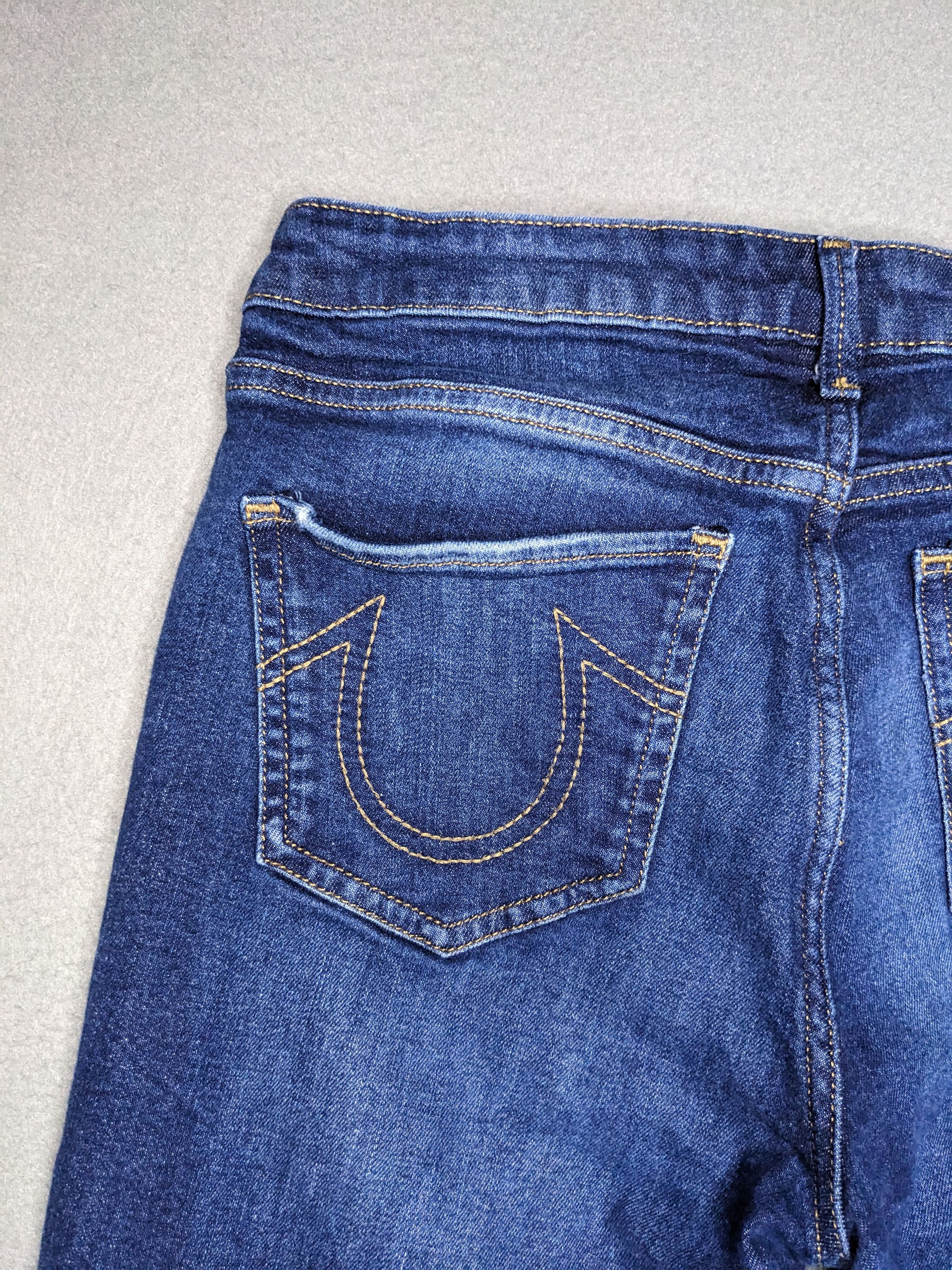 True Religion True Religion Womens Halle Skinny Jeans 28x28 Button Fly Y2K Size 28" / US 6 / IT 42 - 6 Thumbnail