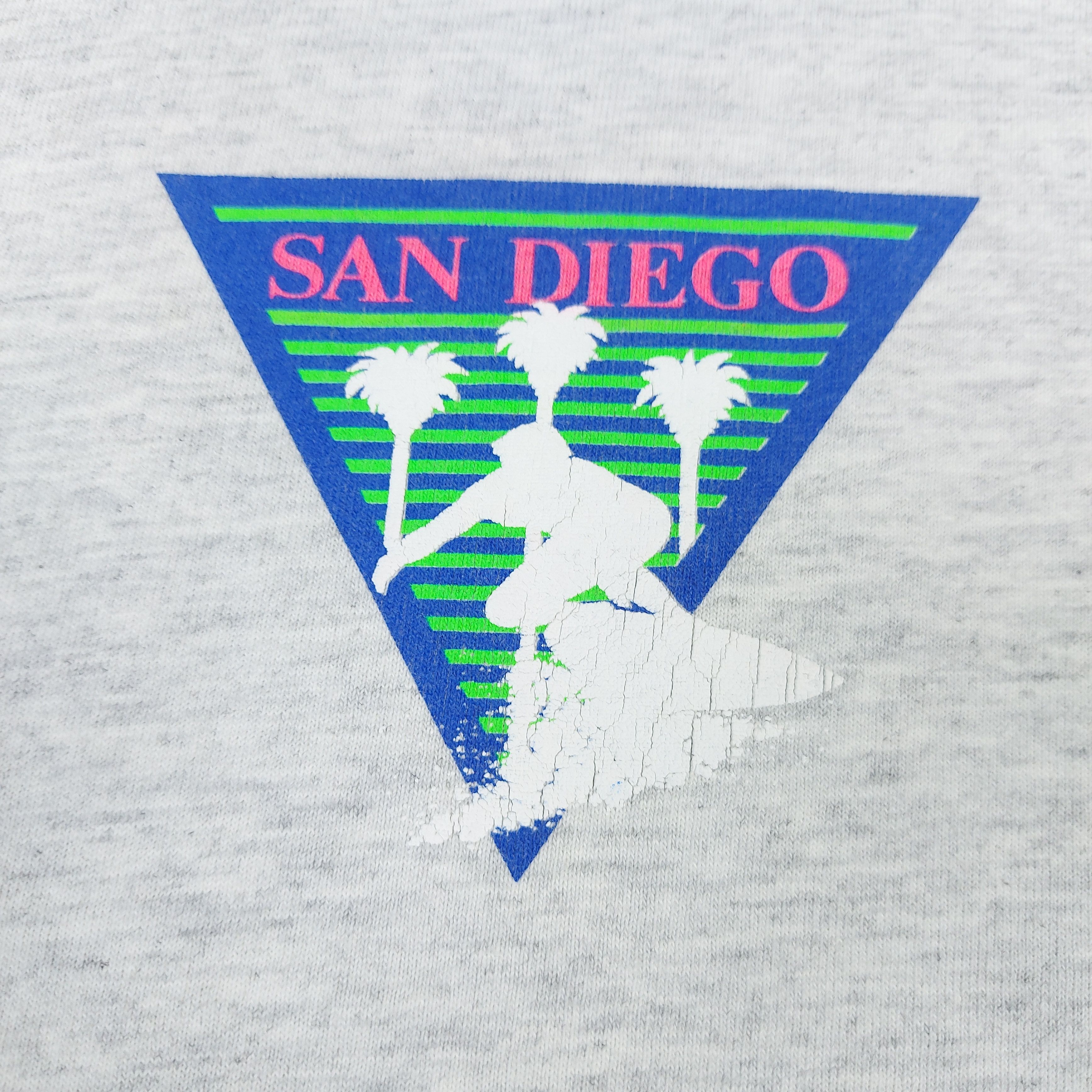 Other Vintage 80s San Diego Surf ONE WORLD NOW ONE FAMILY TEE Size US L / EU 52-54 / 3 - 4 Thumbnail
