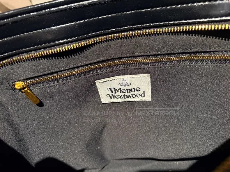 Vivienne Westwood Vivienne Westwood size os Black leather tote bag Size ONE SIZE - 7 Thumbnail