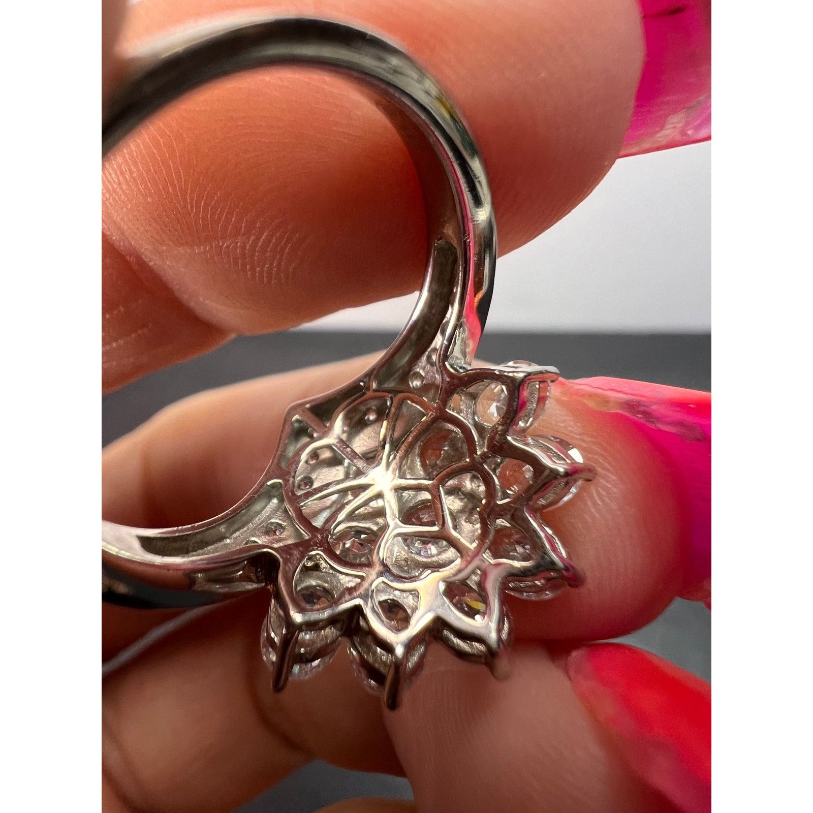 Other White CZ ring in rhodium over sterling silver size 9 Size ONE SIZE - 9 Thumbnail