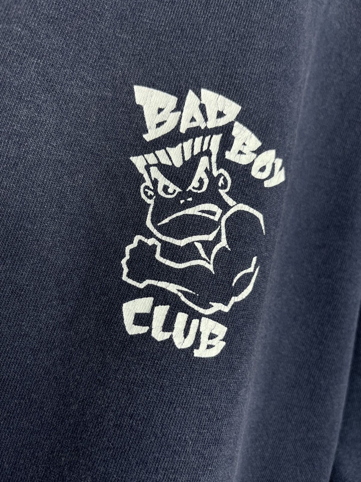 Band Tees bad boy 90s shirt vintage print mens blue skateboard LARGE Size US L / EU 52-54 / 3 - 5 Thumbnail