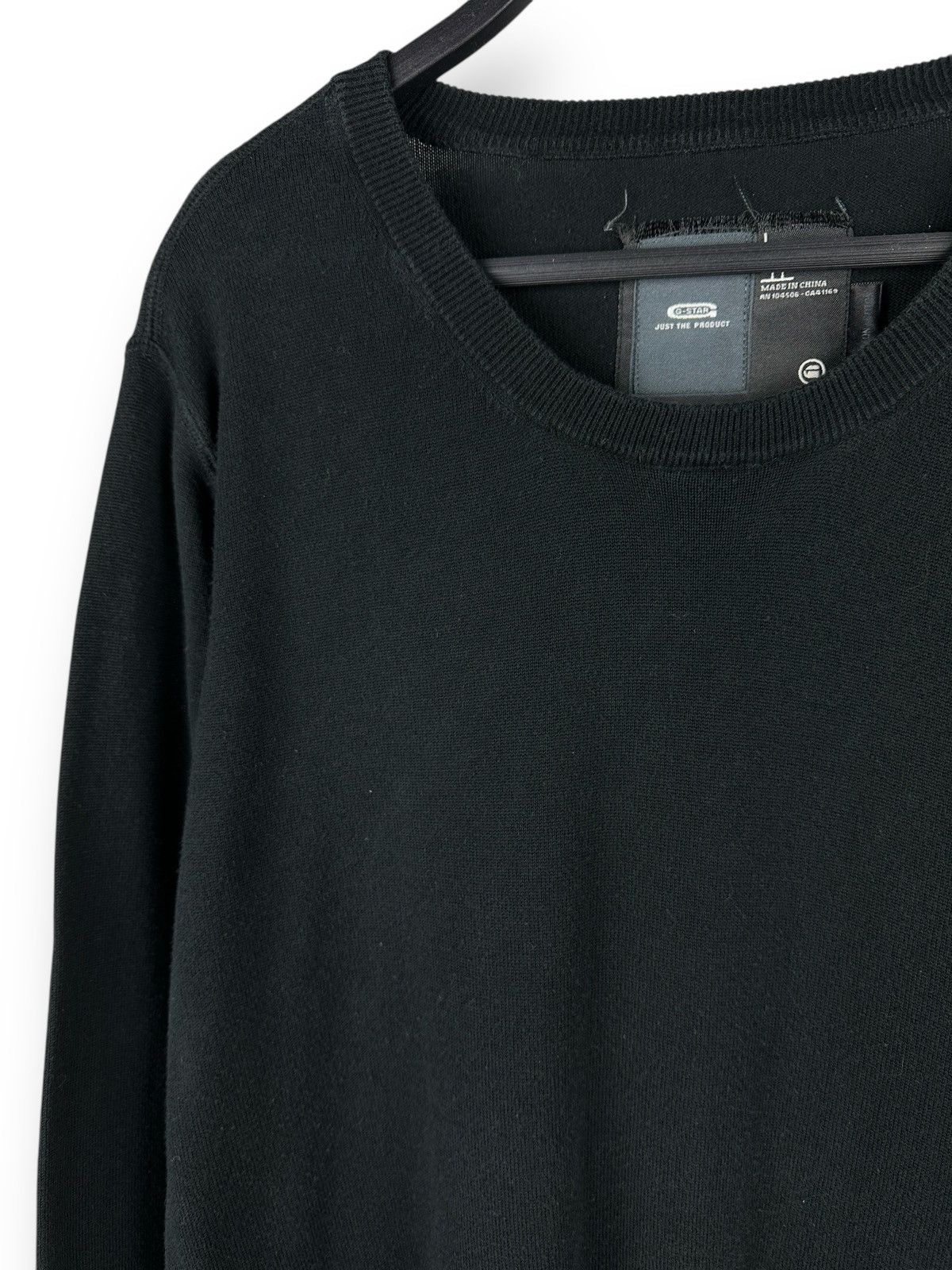 G-Star Vintage Y2K G-Star Shield R Knit Sweater Embroidered Logo Size US L / EU 52-54 / 3 - 2 Thumbnail