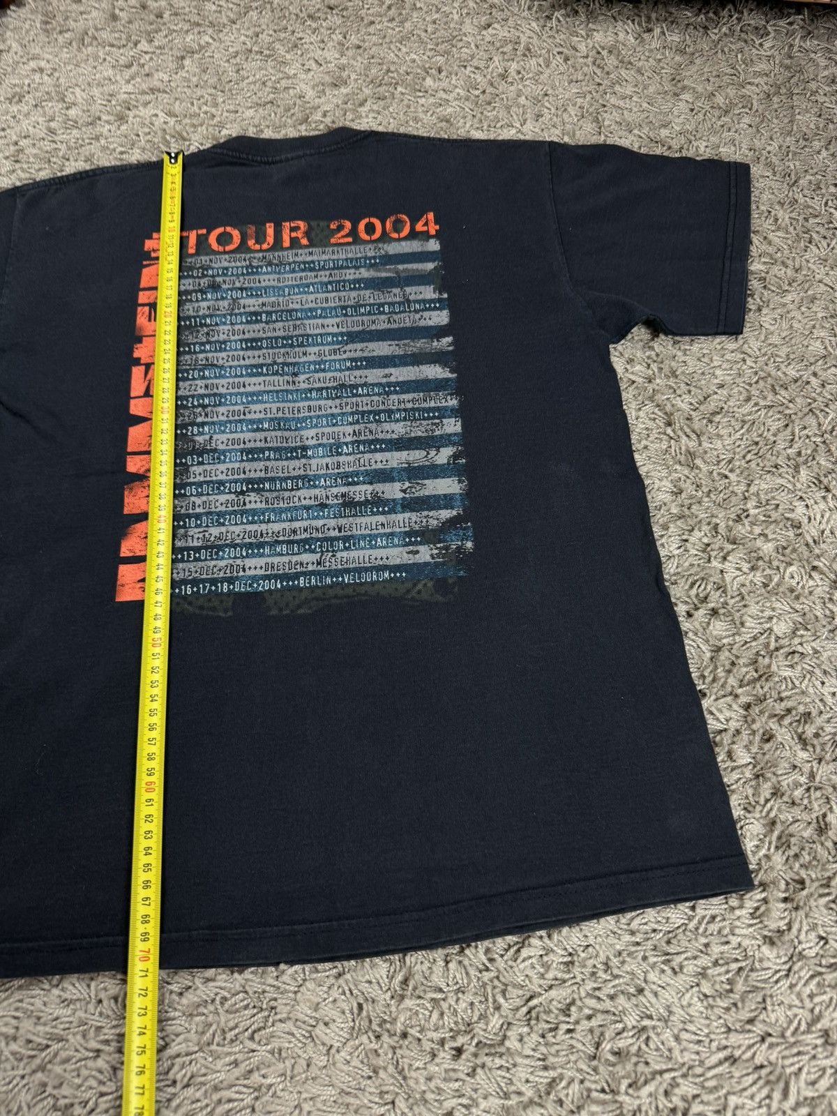 Band Tees Vintage rock t shirt Rammstein Tour 2004s original item Size US L / EU 52-54 / 3 - 6 Thumbnail