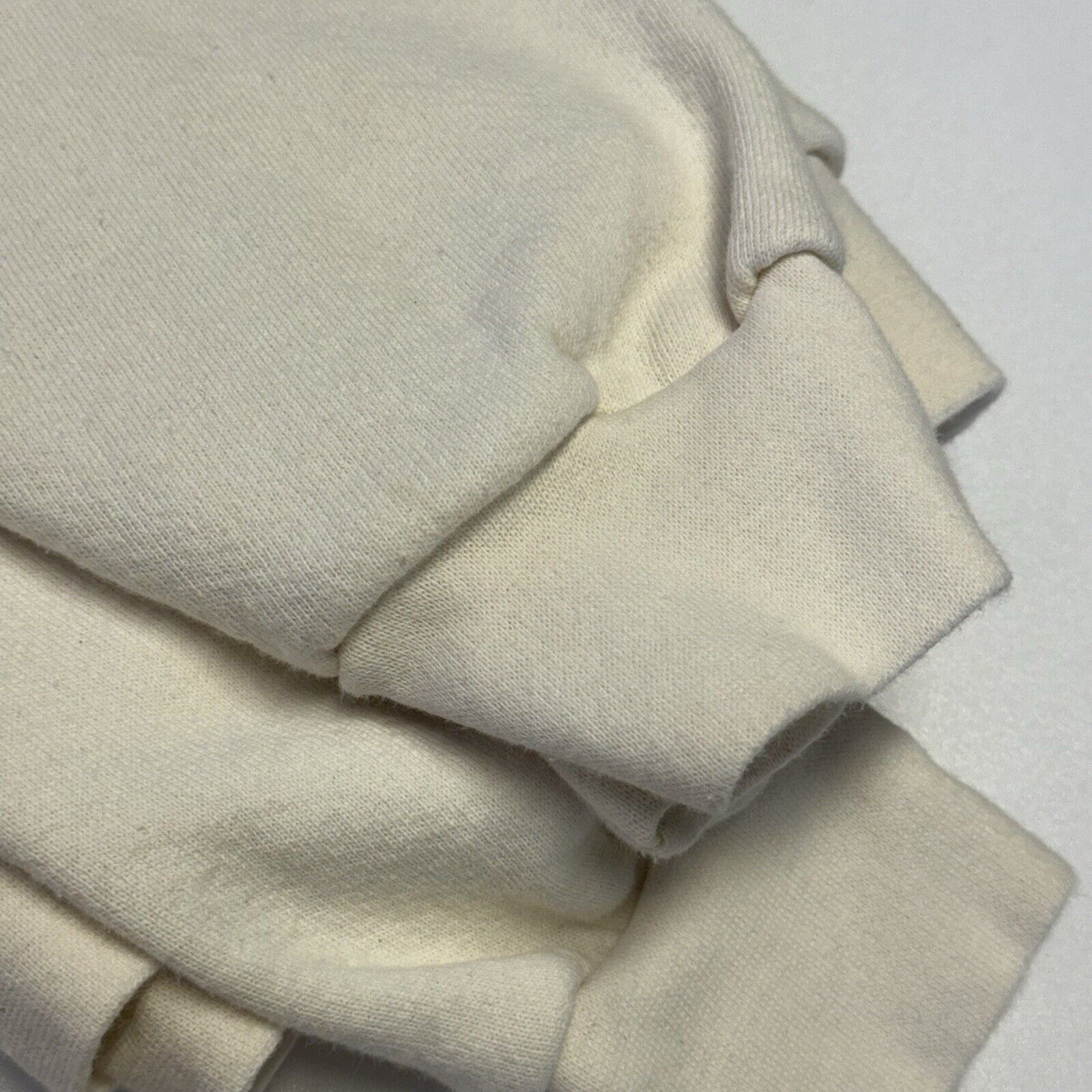 Vintage Vintage Cream White Blank Hoodie Sweatshirt Adult Medium USA Size US M / EU 48-50 / 2 - 9 Thumbnail