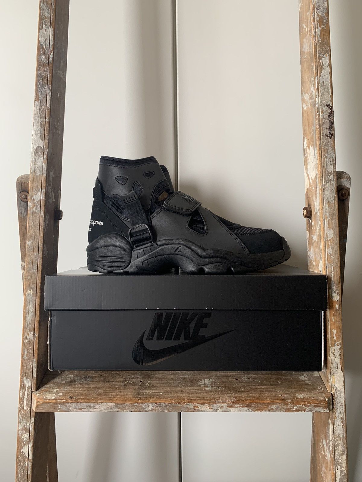 Comme des Garcons Homme Plus × Nike NIKE COMME DES GARÇONS HOMME PLUS CARNIVORE BLACK SNEAKERS Size US 8 / EU 41 - 3 Thumbnail
