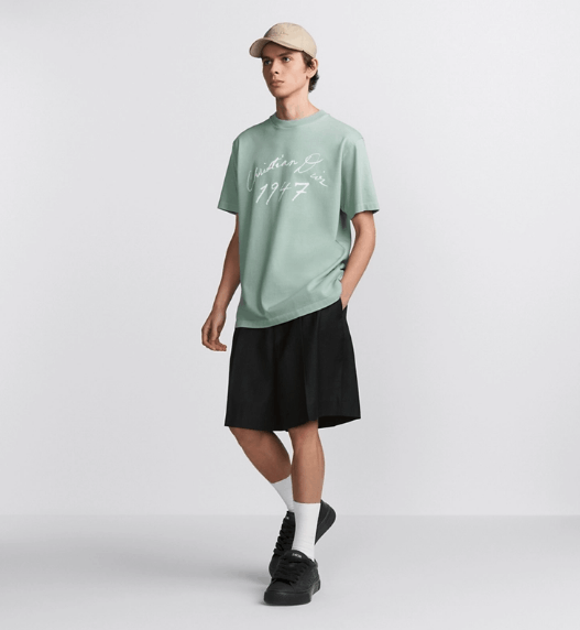 Dior o1w1db10525 493J69 Relaxed-Fit T-Shirt in Blue Size US S / EU 44-46 / 1 - 5 Thumbnail