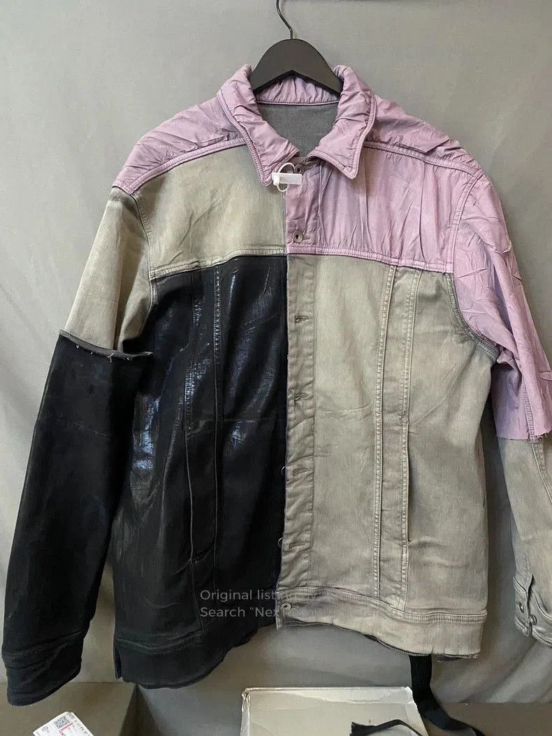 Rick Owens Drkshdw Rick Owens DRKSHDW Paneled Lapel Long. Size US S / EU 44-46 / 1 - 1 Thumbnail