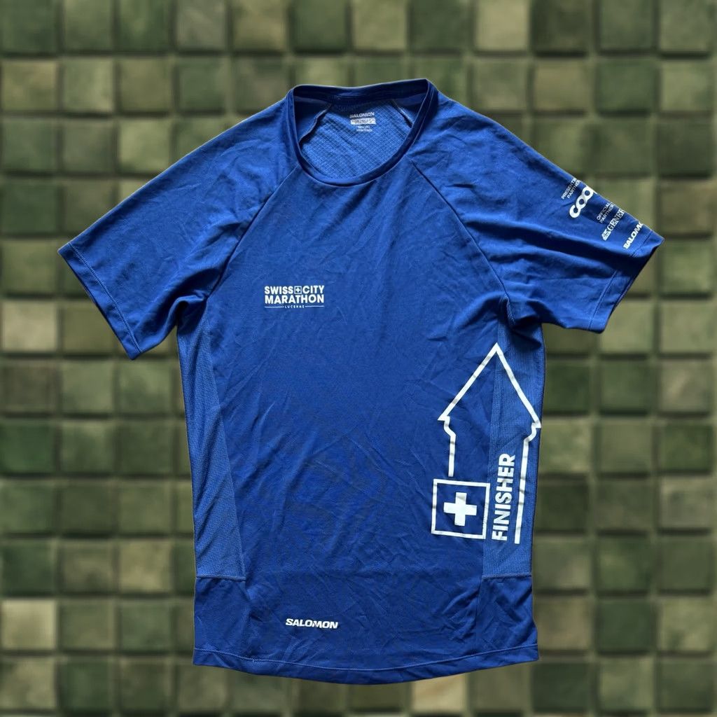 Salomon Salomon Men’s T-Shirt Short Sleeve Running Blue Size S Swiss City Marathon Lucerne Size US S / EU 44-46 / 1 - 1 Thumbnail
