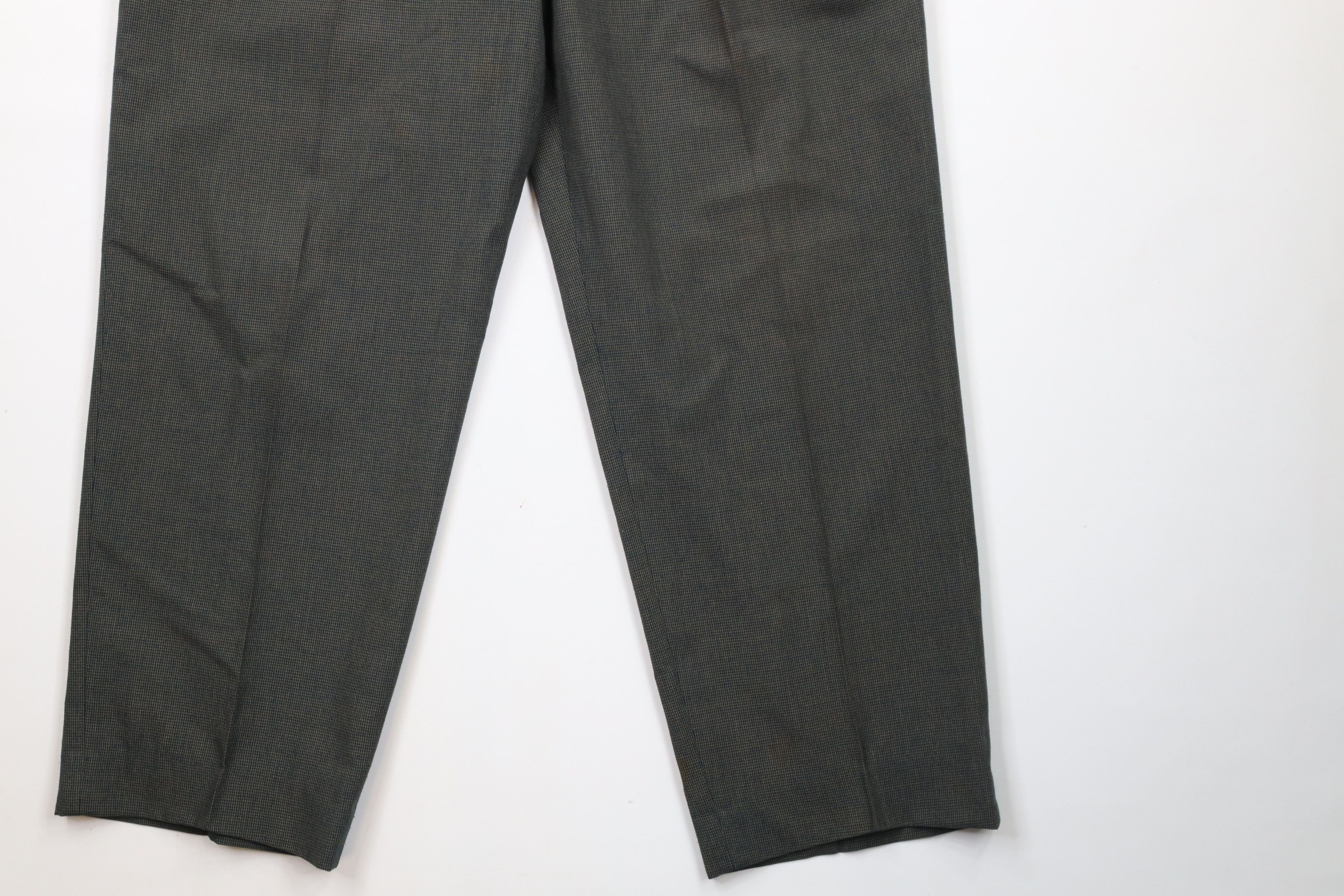 Vintage Vintage 90s Streetwear Wide Leg Houndstooth Chino Pants USA Size US 34 / EU 50 - 4 Thumbnail