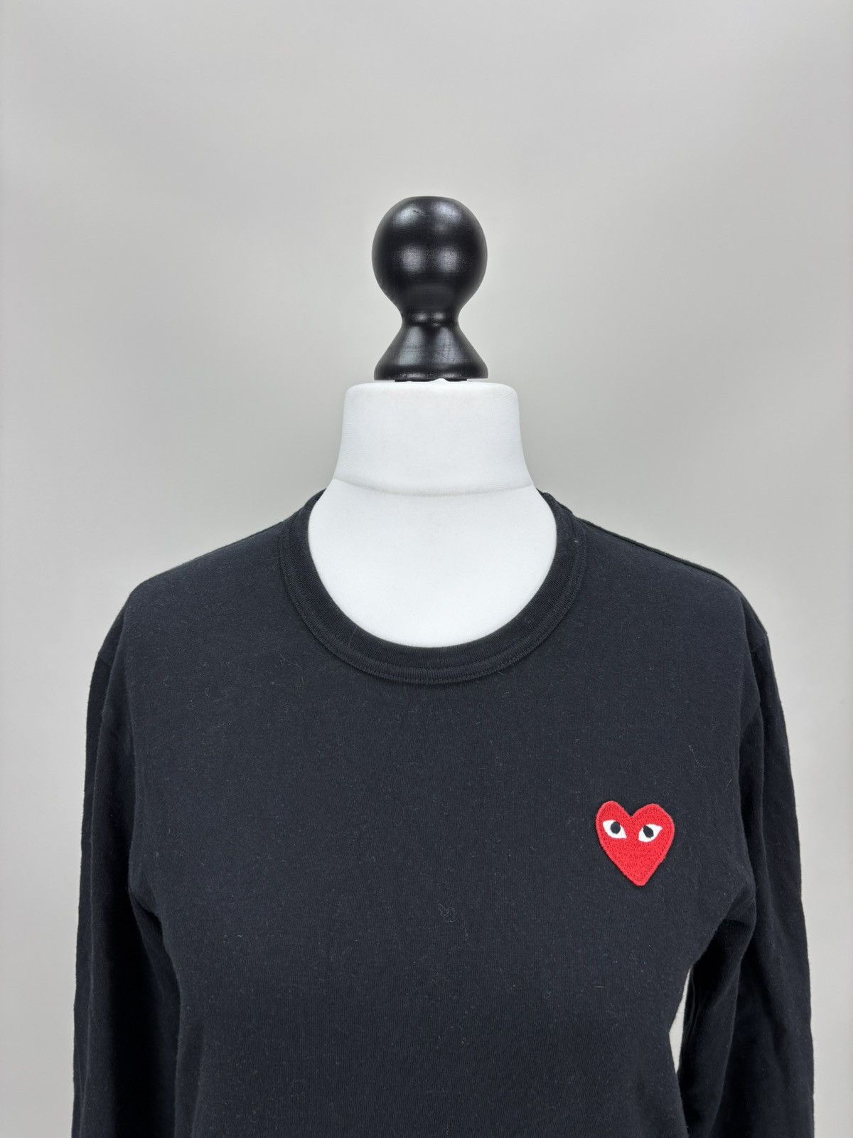 Comme des Garcons Womens long sleeve Play Comme des Garcons Size S Color Black Size S / US 4 / IT 40 - 3 Thumbnail