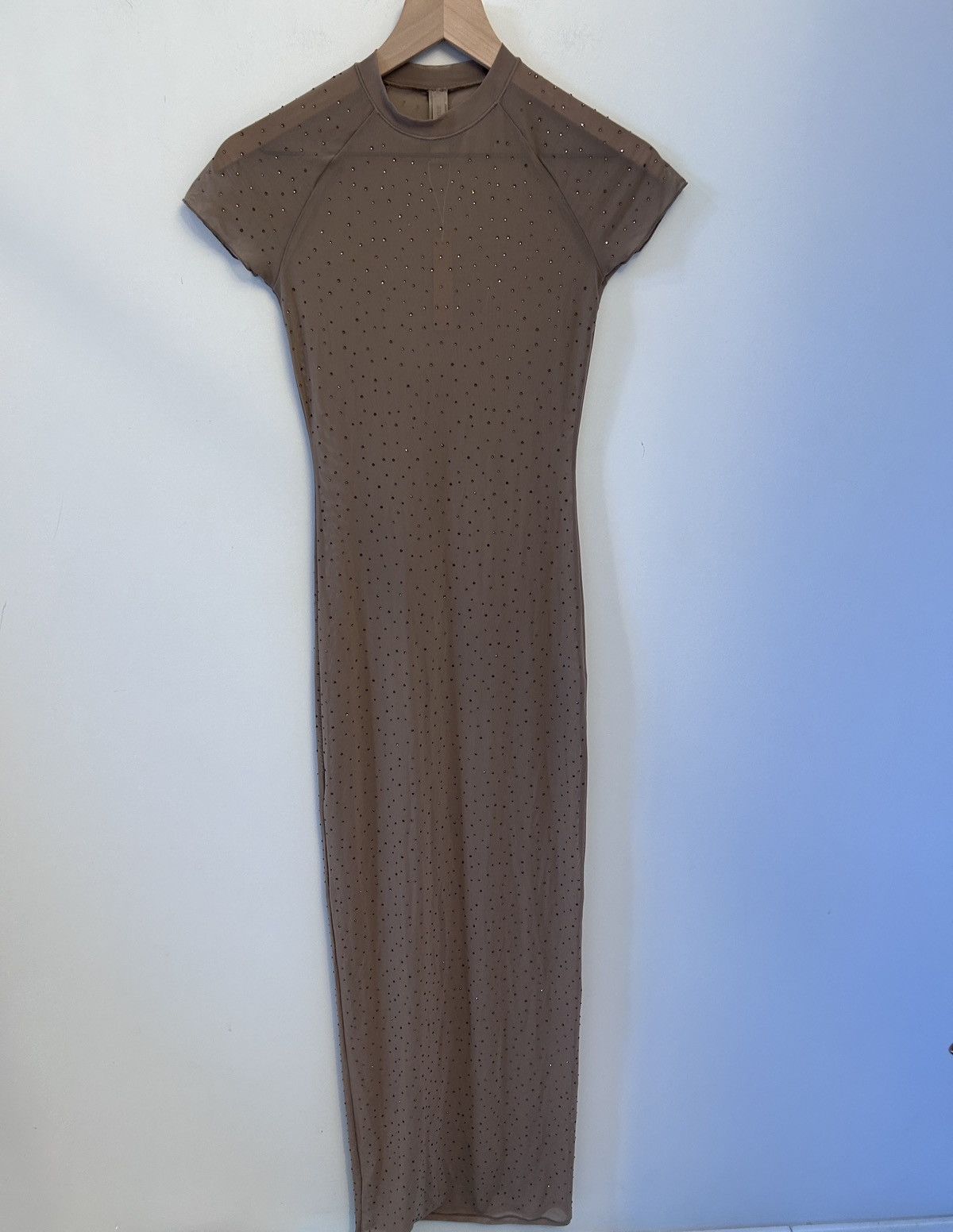 SKIMS NWT Skims Mesh Swim Rhinestone Coverup Dress Desert Small Size S / US 4 / IT 40 - 4 Thumbnail