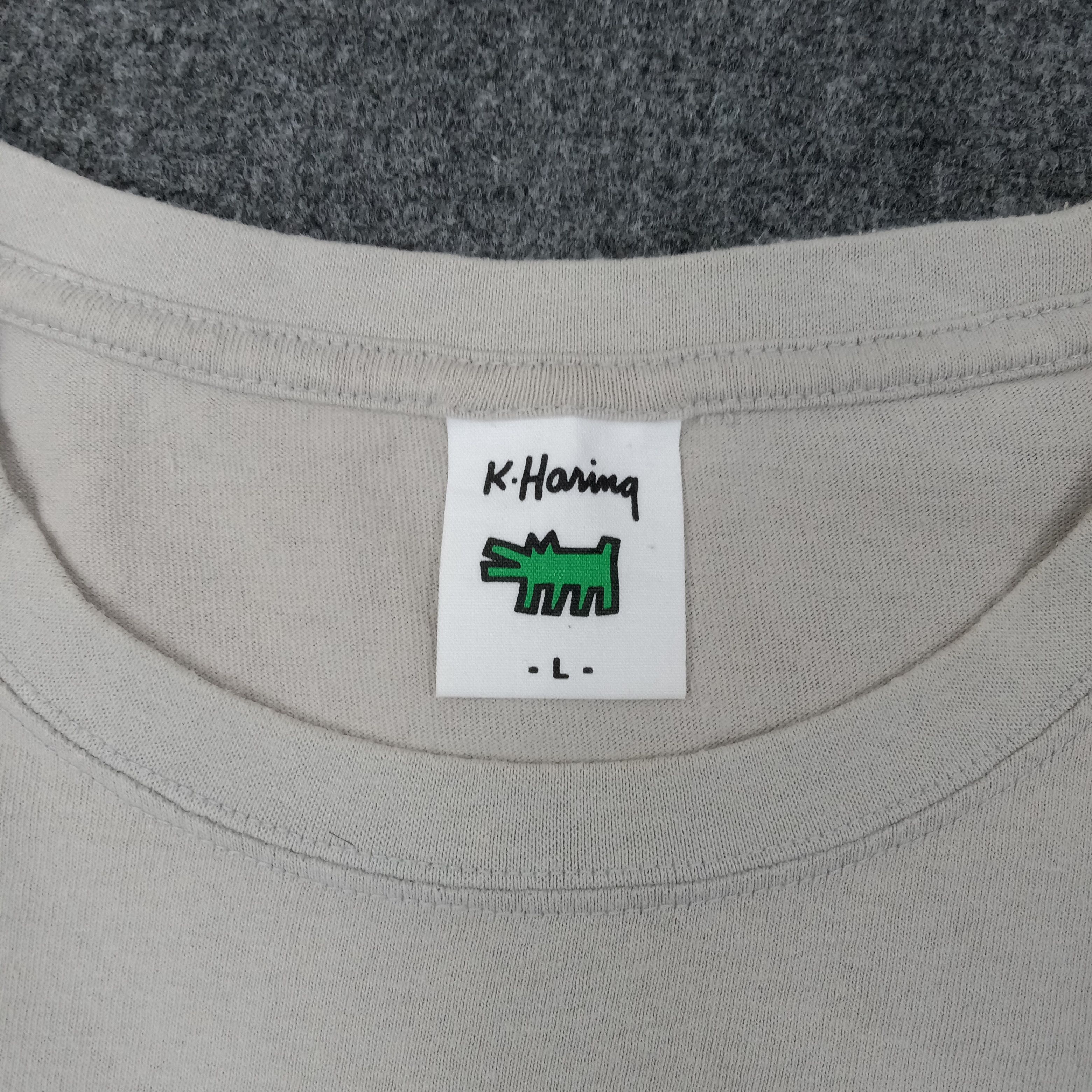 Keith Haring Keith Haring Designer Artwork Tshirt C223N77 Size US L / EU 52-54 / 3 - 3 Thumbnail