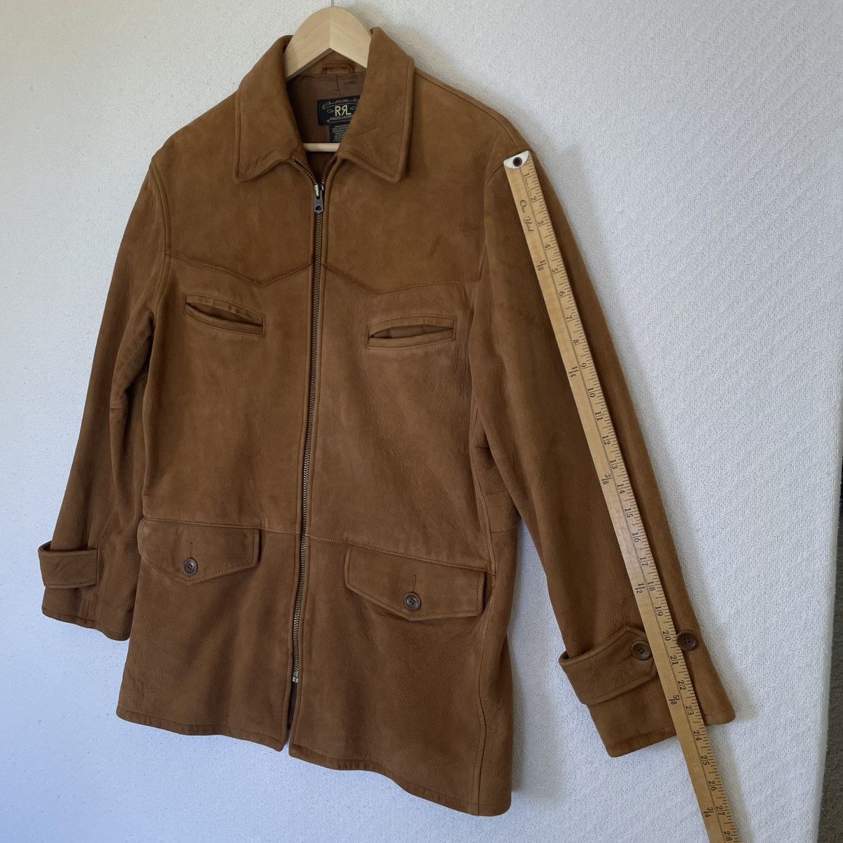 Ralph Lauren RRL Double RL Soft Lamb Suede Leather Jacket Western Safari Size US M / EU 48-50 / 2 - 15 Thumbnail