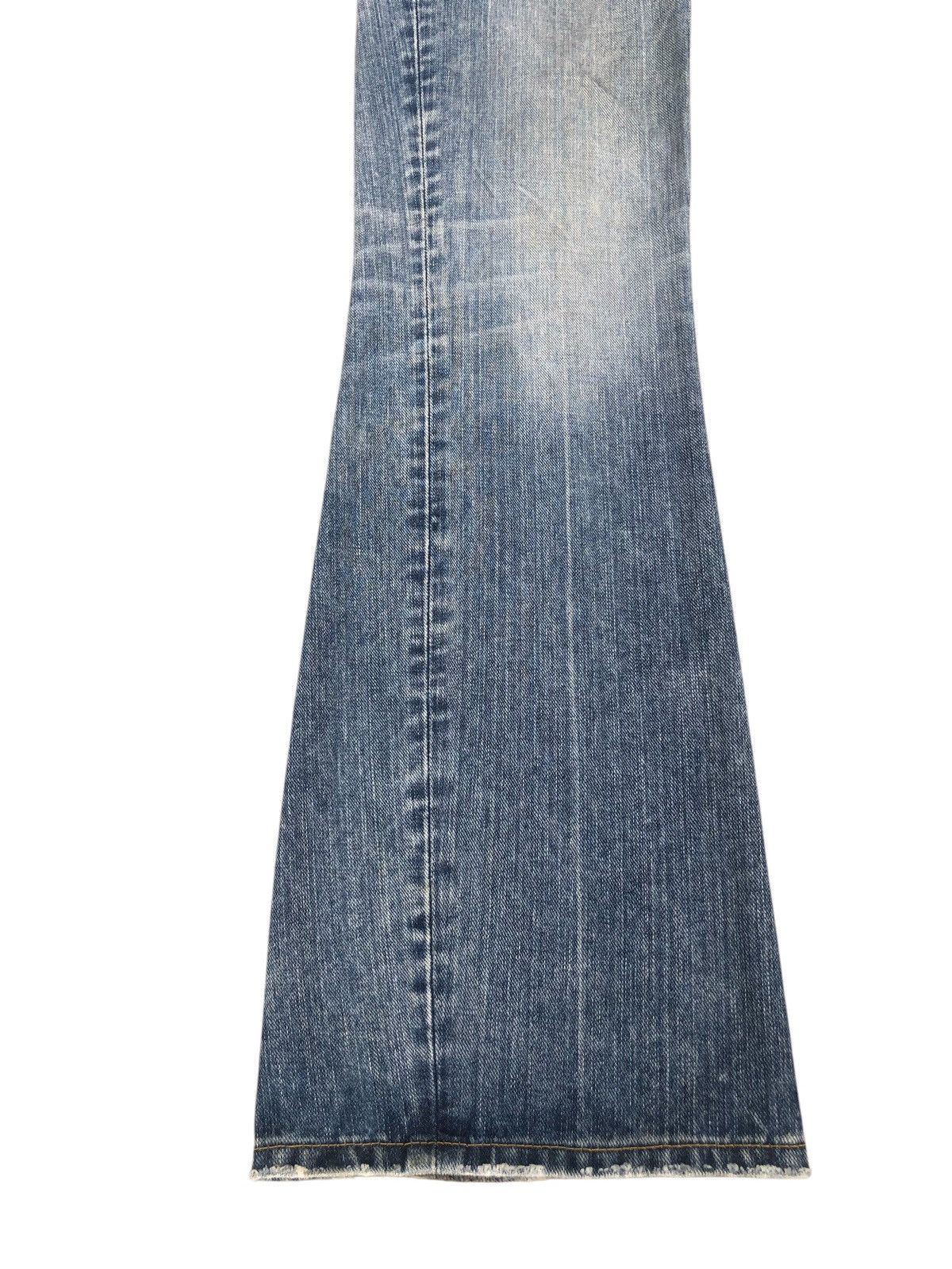 If Six Was Nine Japanese Lee Flared Jeans Distressed Jeans Size US 33 - 6 Thumbnail