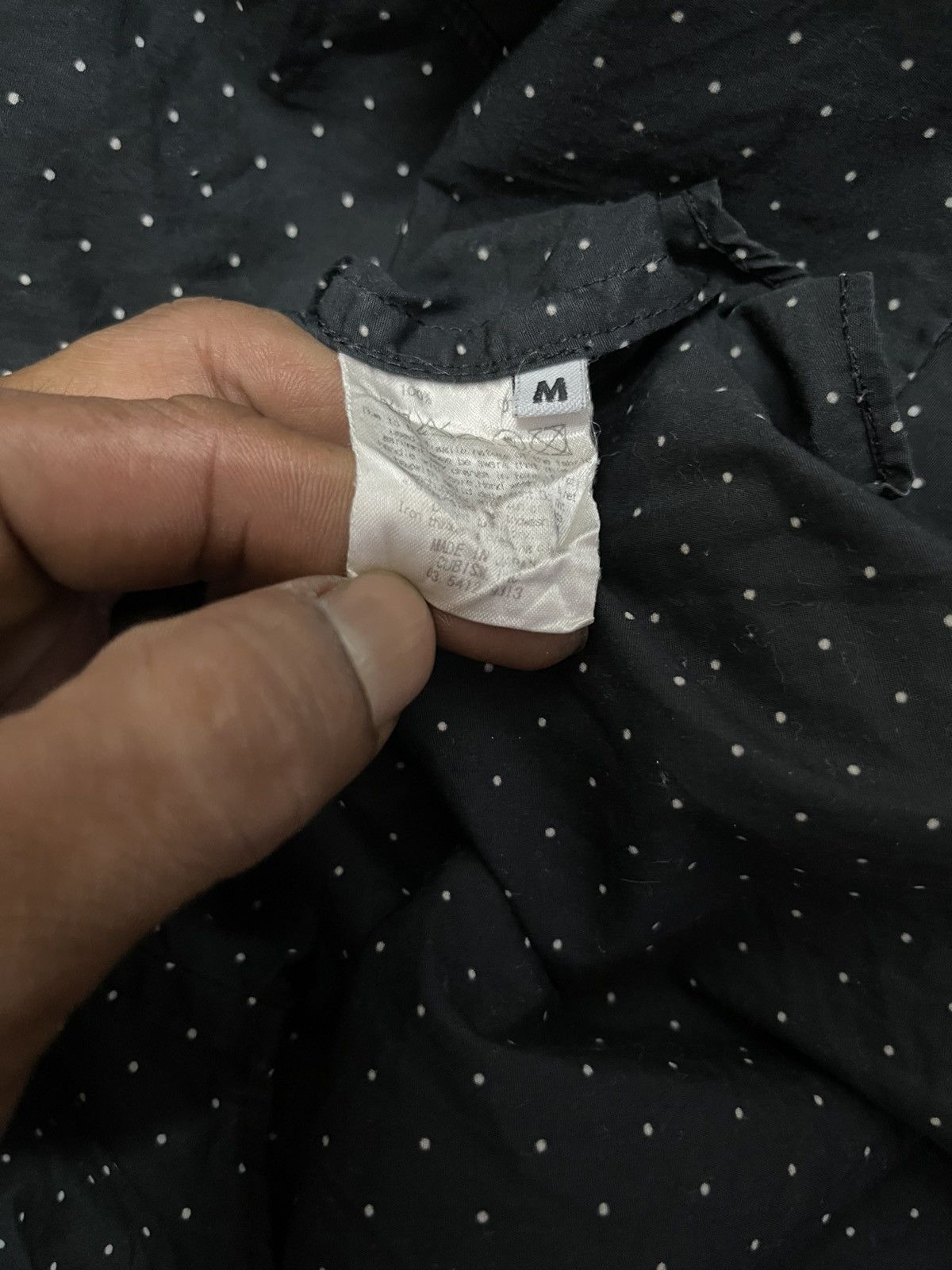 Visvim Visvim Polka dot Button Up Long Sleeve Tshirt (M) Size US M / EU 48-50 / 2 - 19 Thumbnail