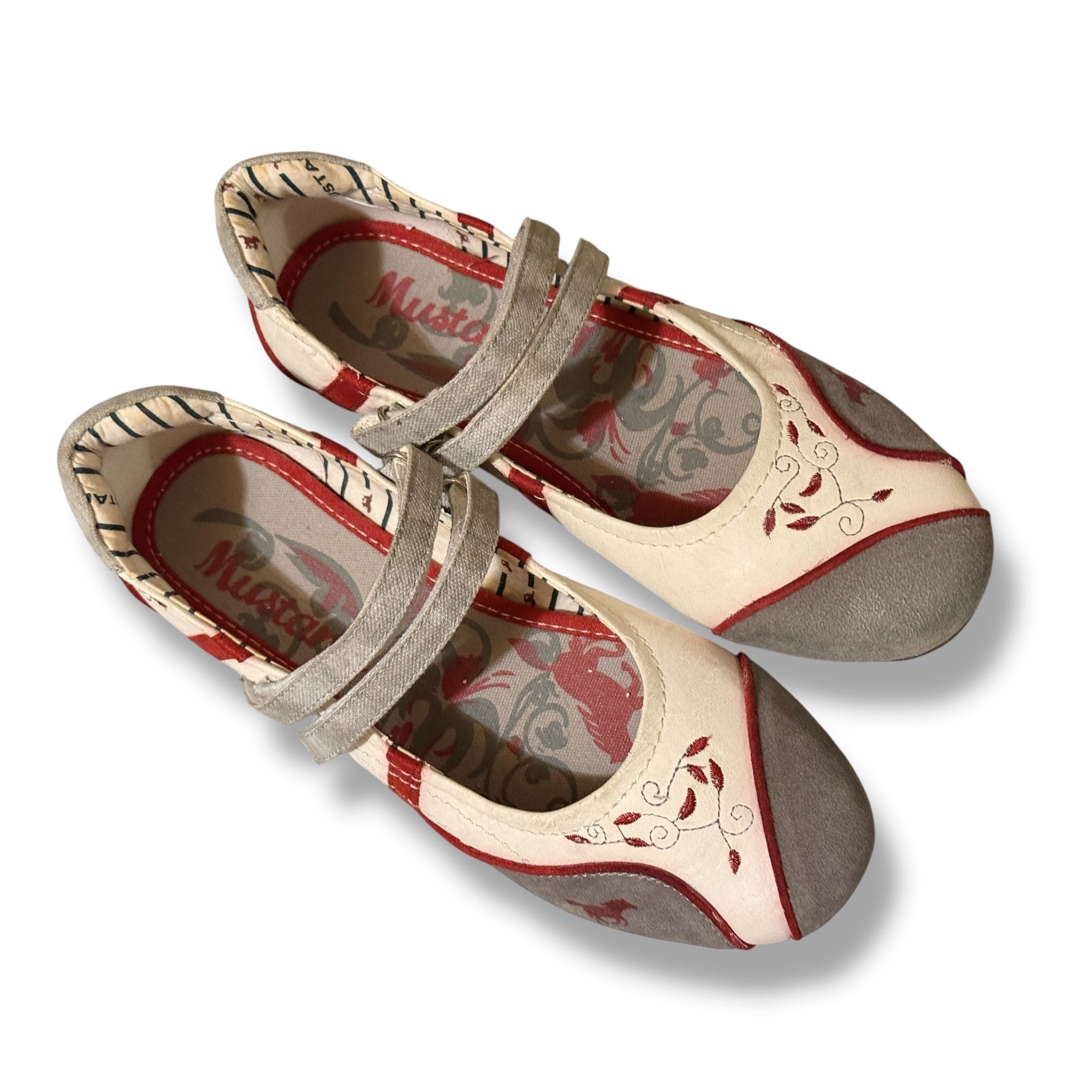 Mustang Archive Mustang Vintage Anatomical Y2K 90s Ballet Flats Size US 7.5 / IT 37.5 - 8 Thumbnail