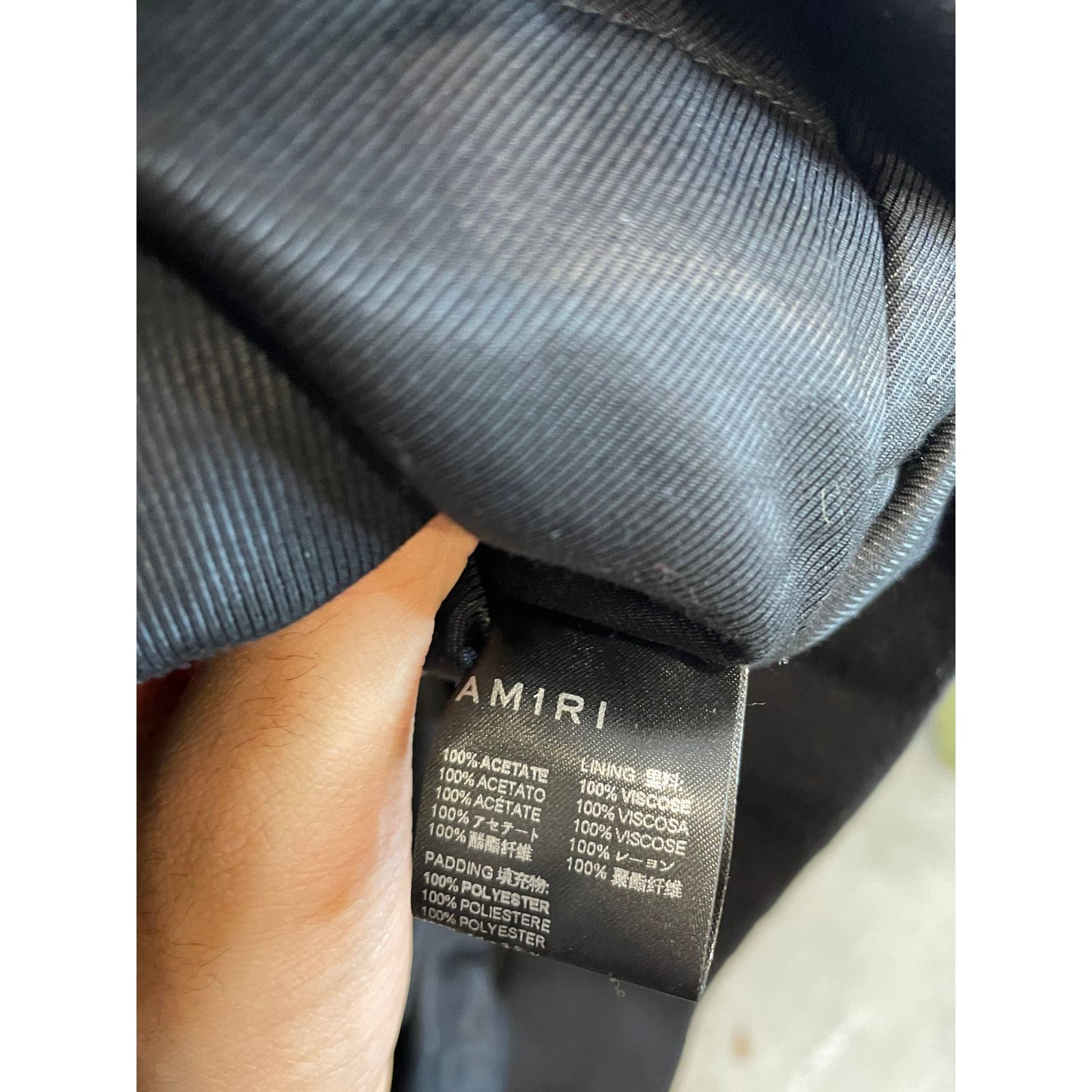 Amiri Amiri Varsity SilkFlames Old English Used XL Size US XL / EU 56 / 4 - 5 Thumbnail