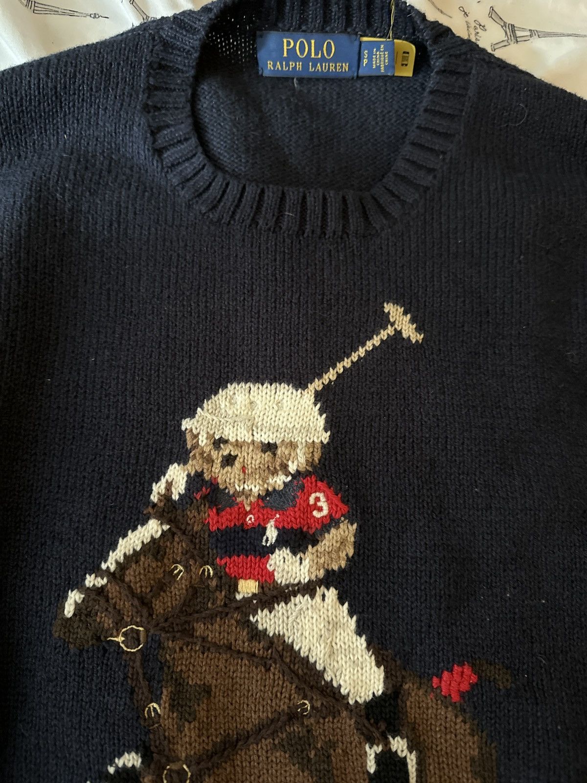 Polo Ralph Lauren Bugbear knitted ssweater Size US S / EU 44-46 / 1 - 1 Thumbnail