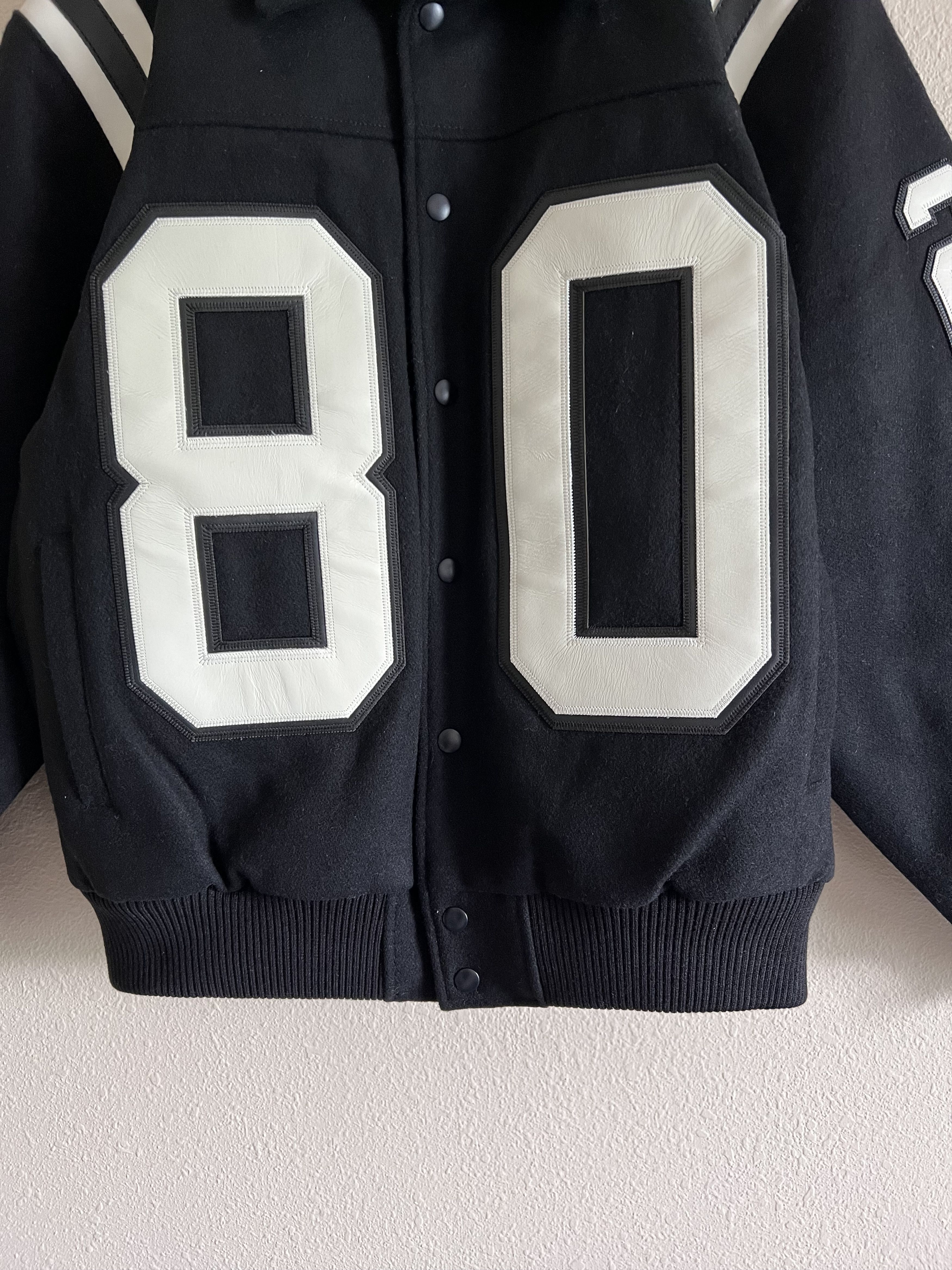 Stussy Stussy 80 Wool Varsity Jacket in Black Size US L / EU 52-54 / 3 - 2 Thumbnail