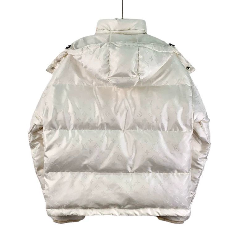 Louis Vuitton 25 black hooded long sleeve down jacket