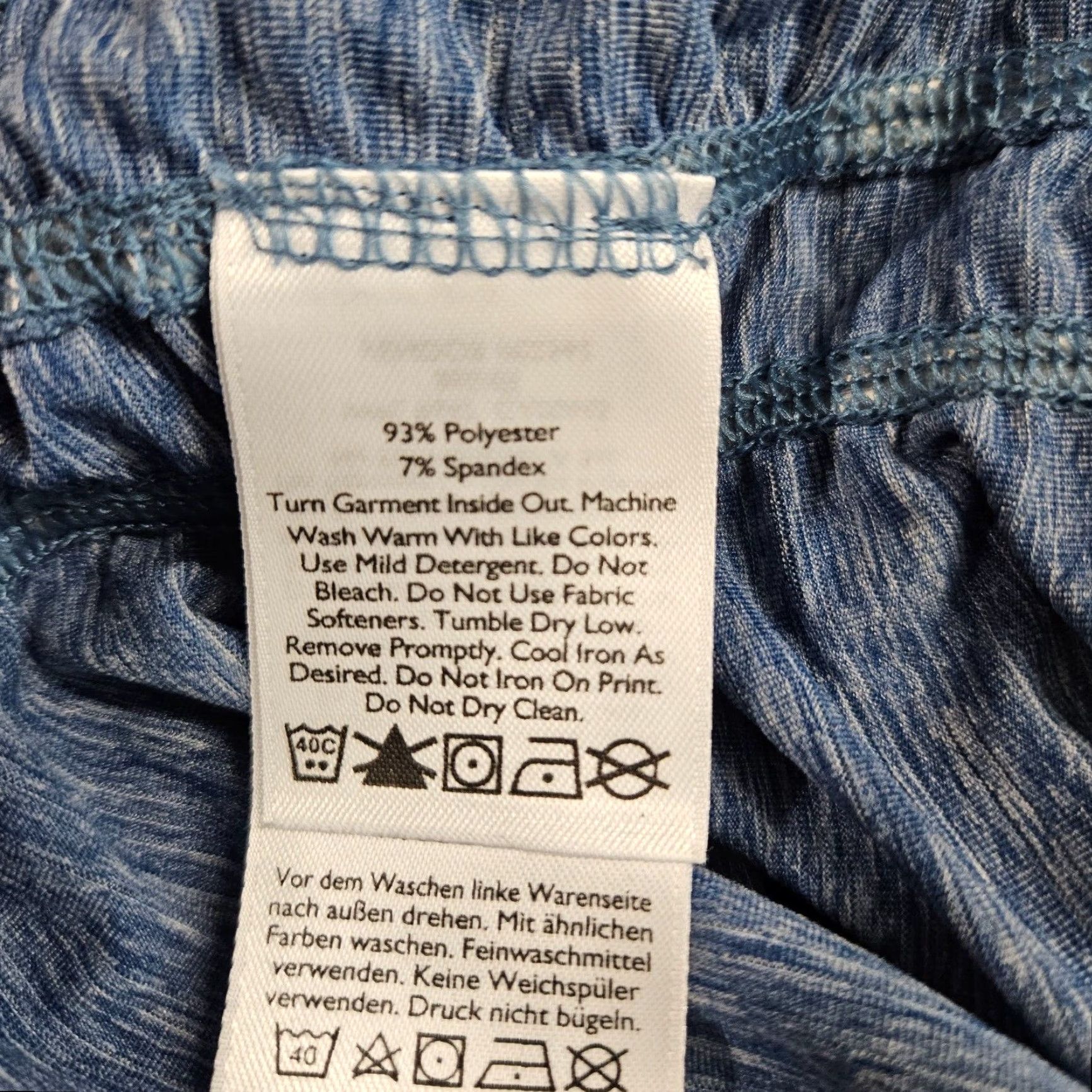 Eddie Bauer Eddie Bauer Womens Tunic Top Sz Large Blue Short Sleeve Ruched Size L / US 10 / IT 46 - 5 Thumbnail